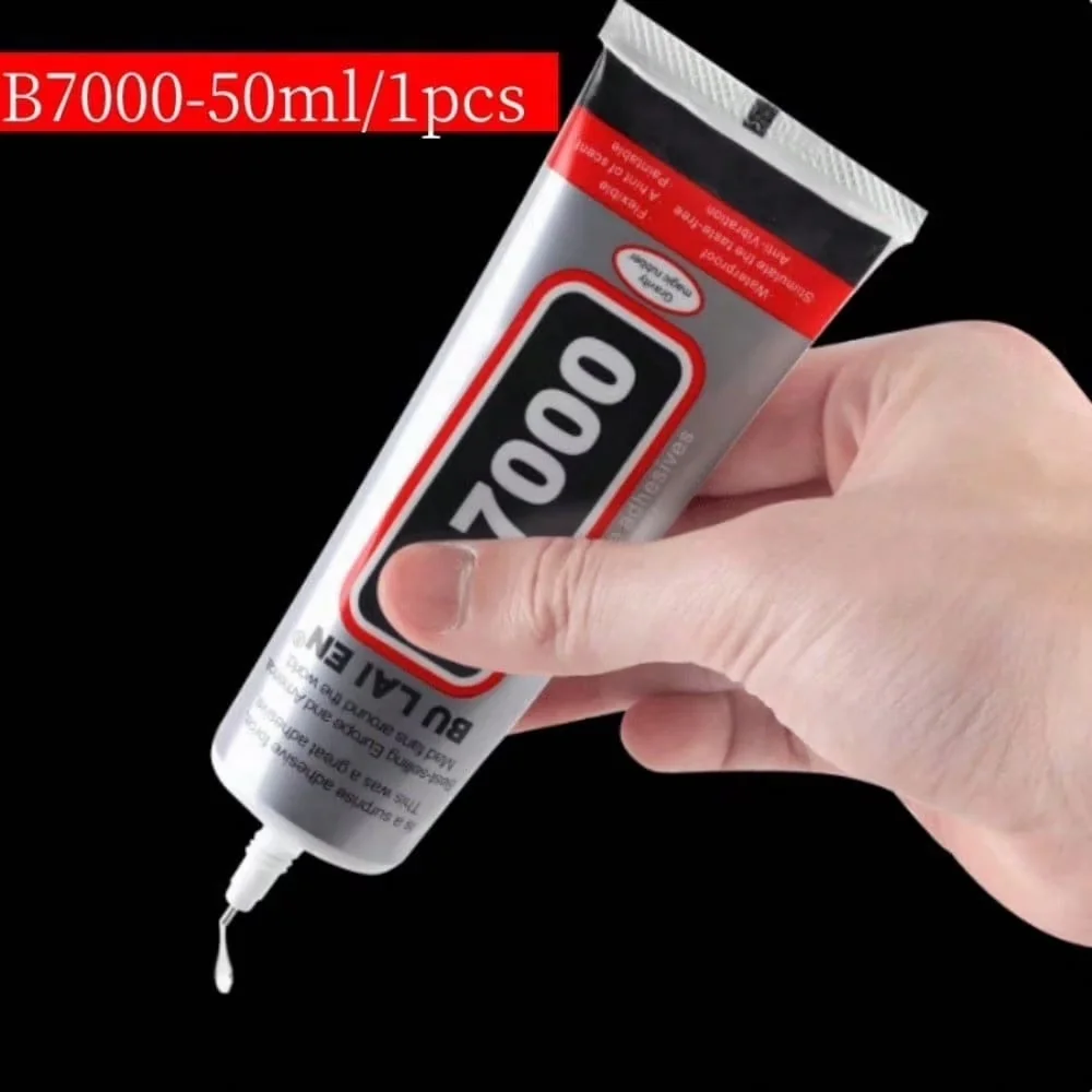 Essential Adhesives Glues In Paint Supplies Tool with B-7000 Rhinestones Craft Glue, Precision Tips - 50 mL Model 10DA17
