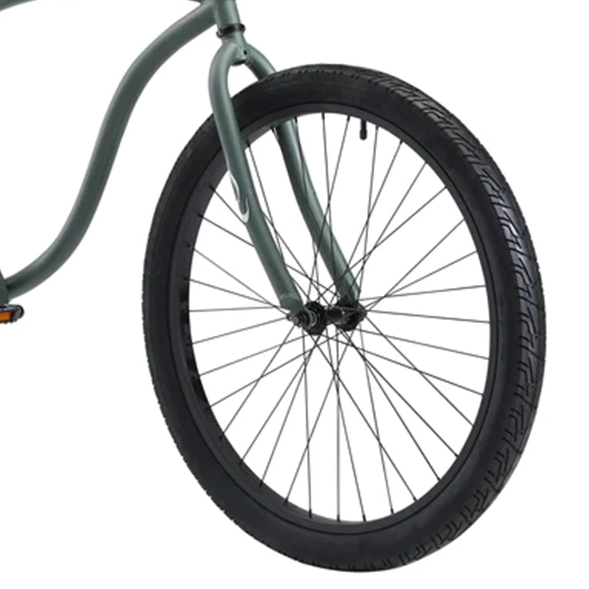 Durable Cruiser Bike with Adjustable Seat, Bruiser Single Speed Men's 26 In Beach - Green Model 755EE0