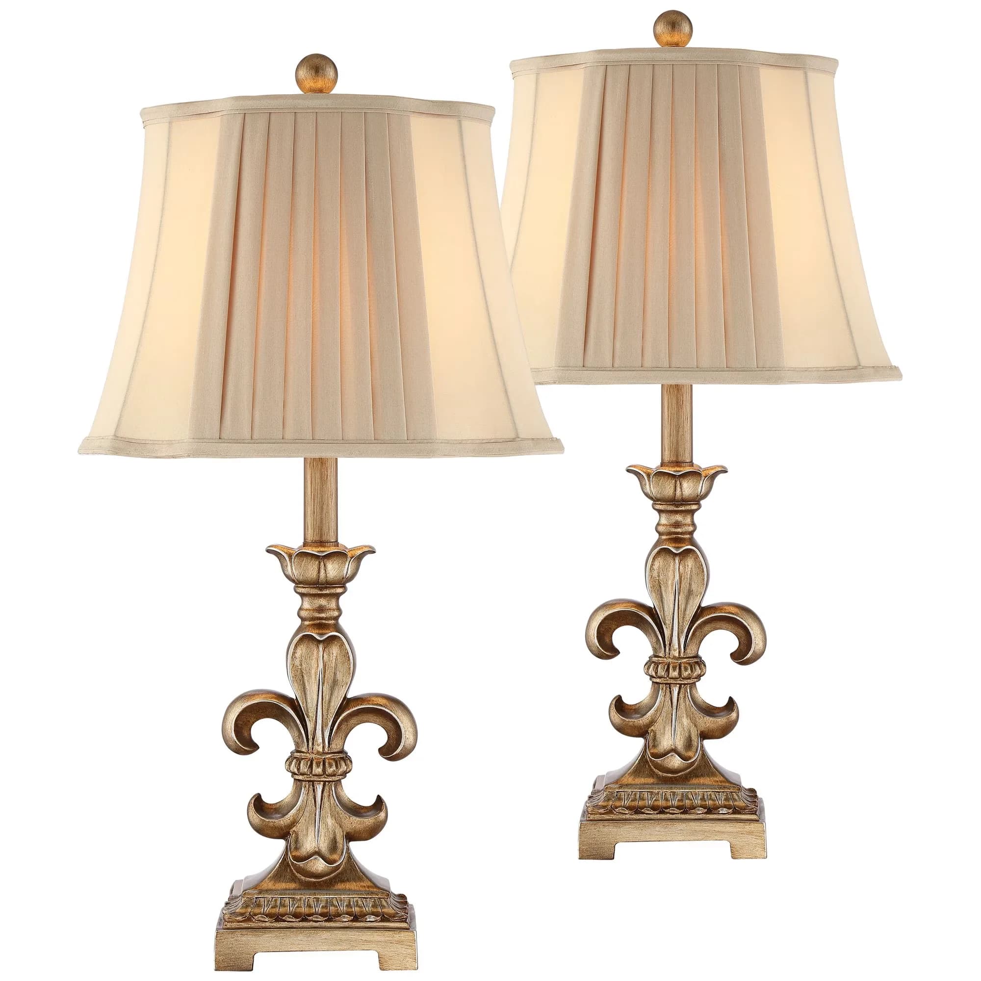 Reliable Lamp Set with Incandescent - Gold Resin 3/4 - Easy to Use Model B65DD3