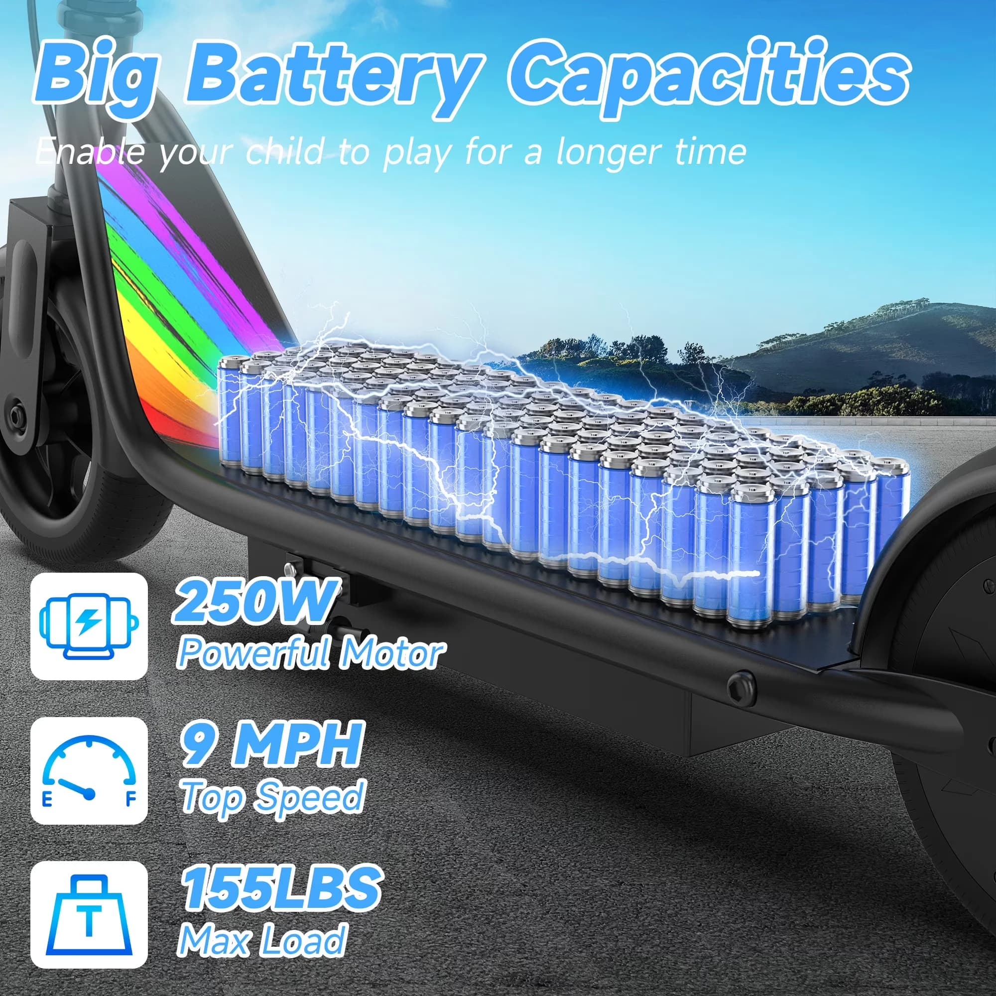 Scooter Versatile with 250W, Foldable, Electric - Aluminium Alloy - Quality Construction Model 786960