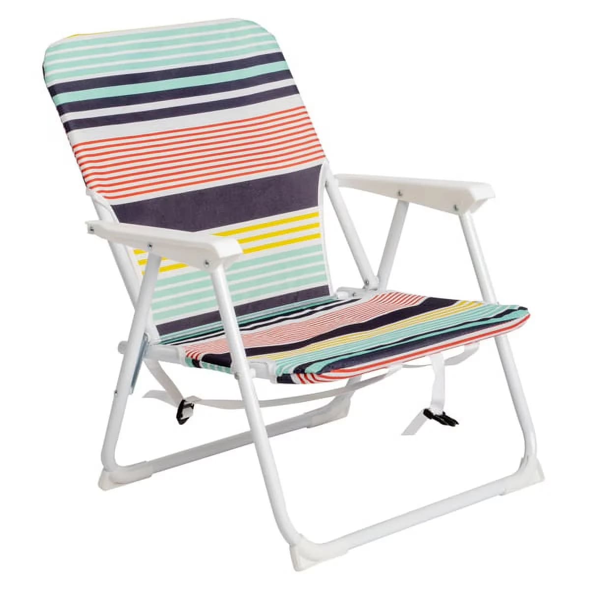 Stylish Beach Chair with Folding - Multicolor Oxford - Traditional Style Model EE6CE6