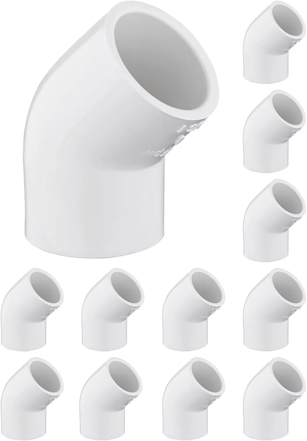 Compact Plumbing with Durable, 2 Way Furniture Grade Pipe Connector - White Pvc for Garden Model 729140