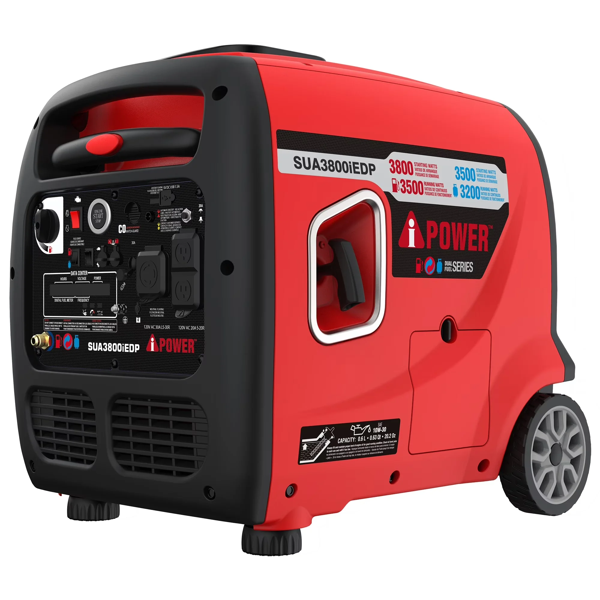 Generator Quality with Built-In Fuel Gauge, Automatic Voltage Regulation, Auto-Idle Control - Model 457D3B