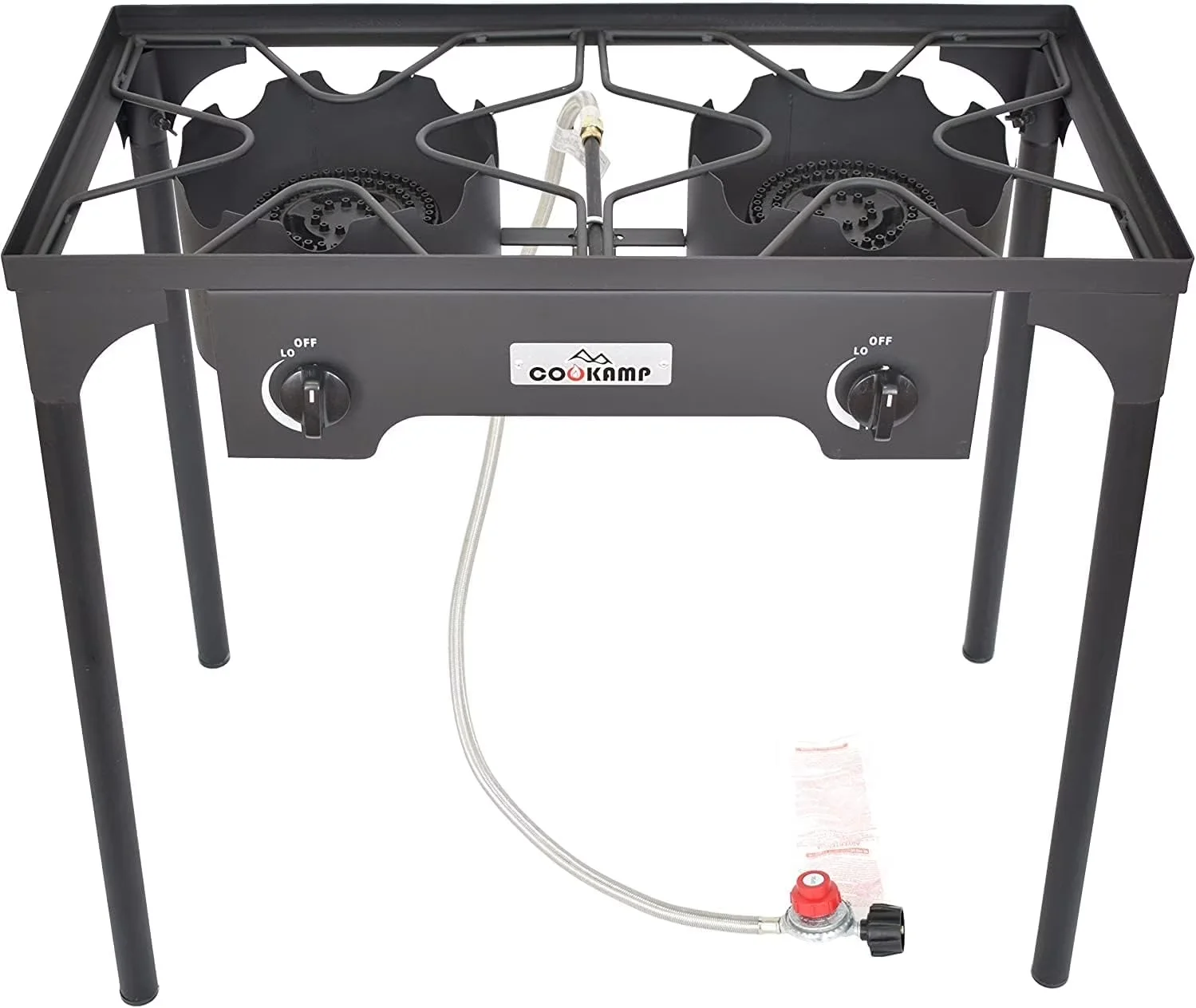 Flat Top Grill Professional with Portable, Free Stand - Stainless Steel,Cast Iron,Steel Black Model A0ECD3
