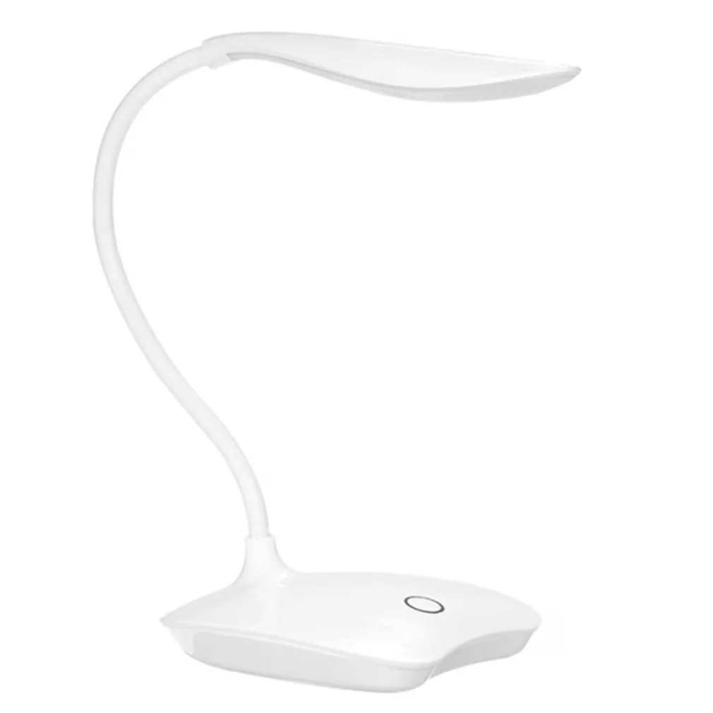 Reliable Desk Lamp with LED, Battery, 360° Rotatable Head Flexible Hose - Pc Shell White Model 29AD73
