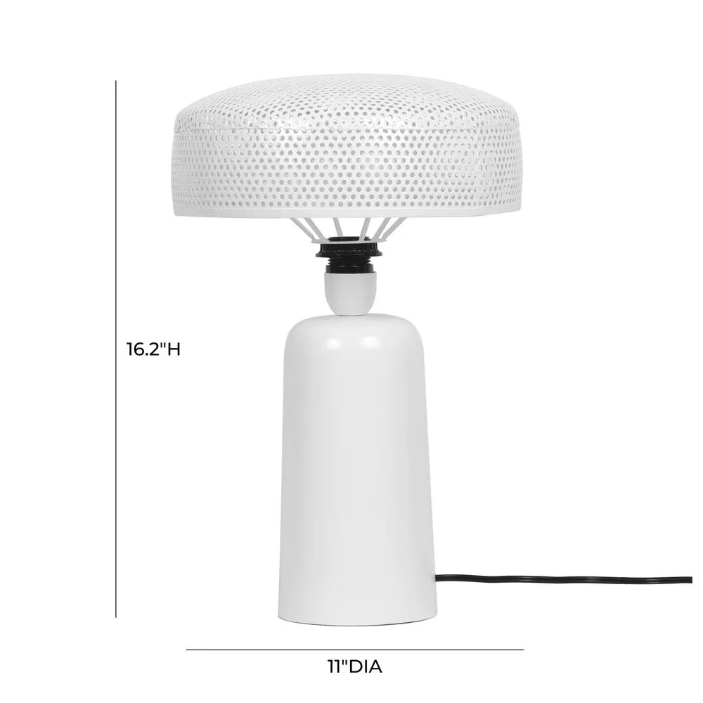 Lamp Premium with LED, Standard Lamps, Cindy Cream Metal Table - Metal White Model 5374E0