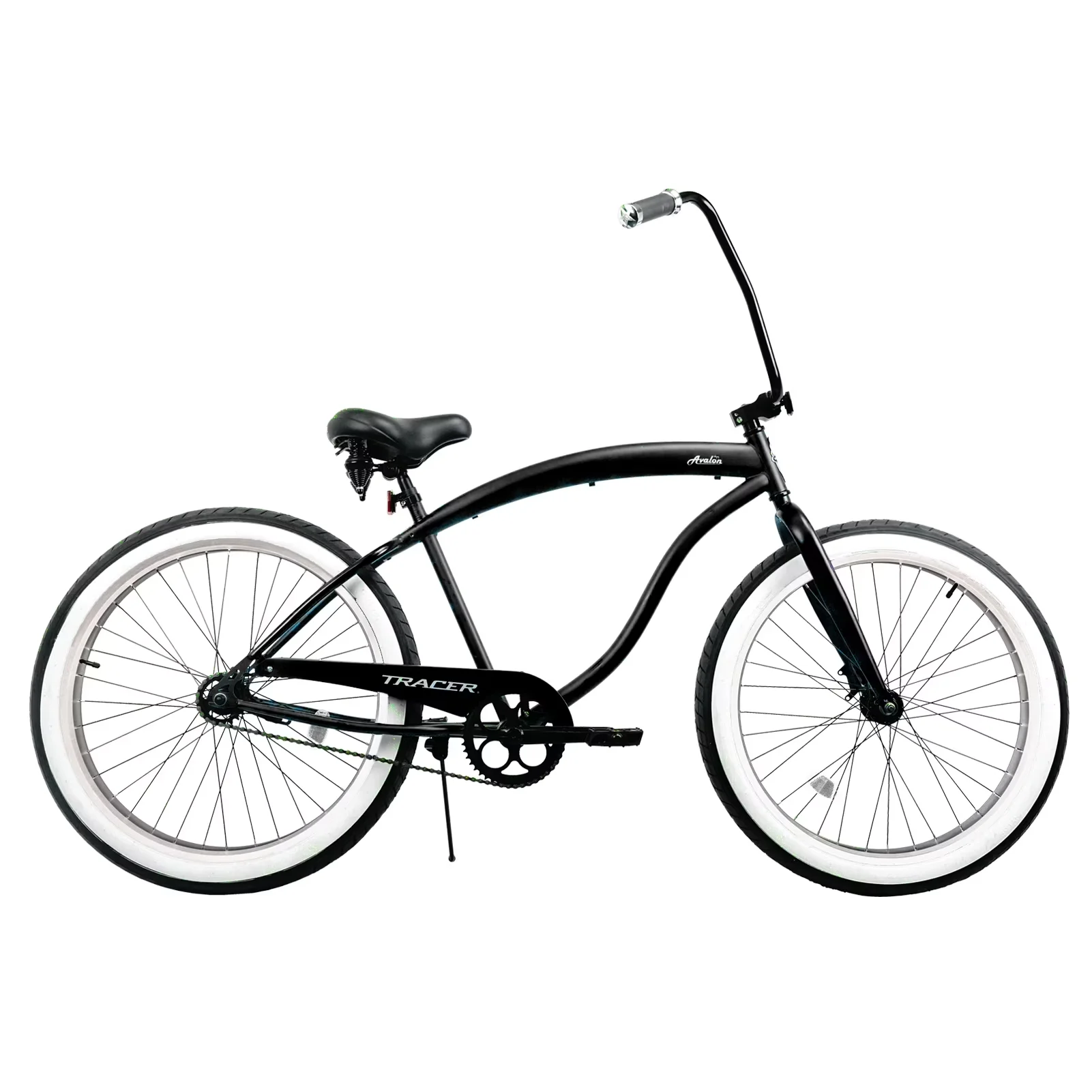 Cruiser Bike Professional with Adjustable Seat Height - Black Avalon - Built to Last Model 6C03B6