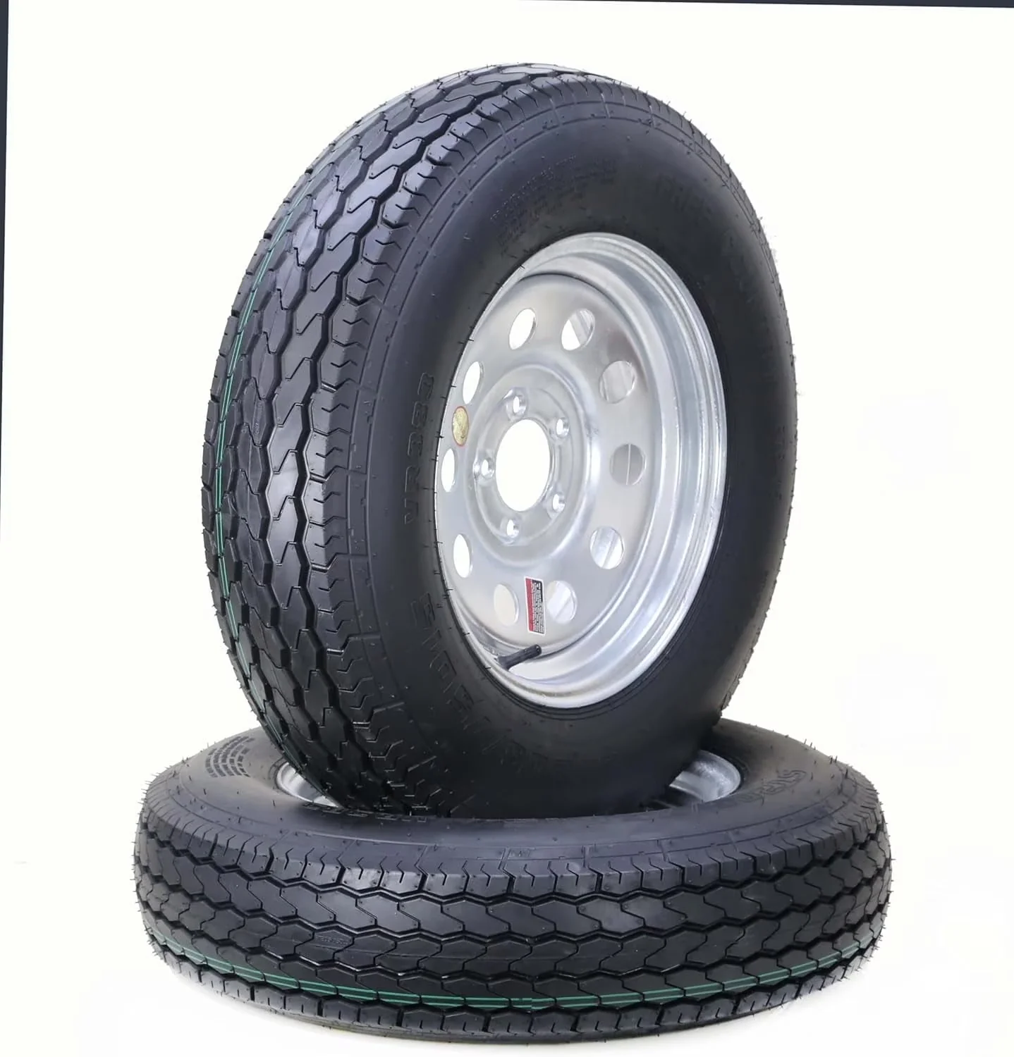 Professional Trailer Tire with Durable Construction, SET 2 - ST205 - Industrial Grade Model 7E4888