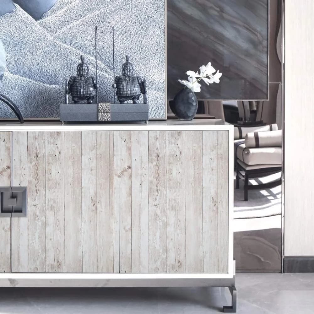 Versatile Wallpaper with Size: 17.7" x 118", Coverage: 14.5 square feet - Pvc, Vinyl Brown Model A0E8C1