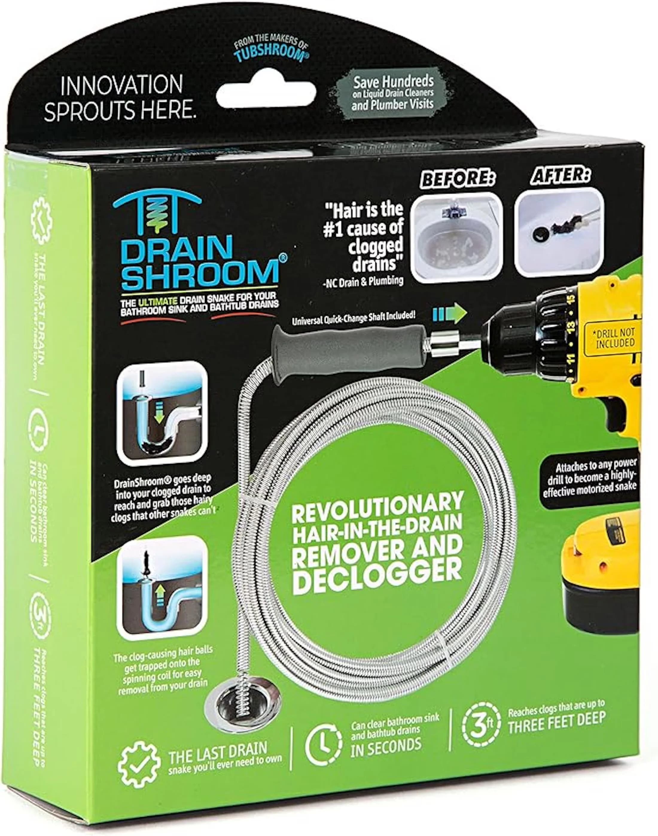 Plumbing Professional with Compact, Easy Clean, Durable - 42 x 2 x 2 Drain Model 094A37