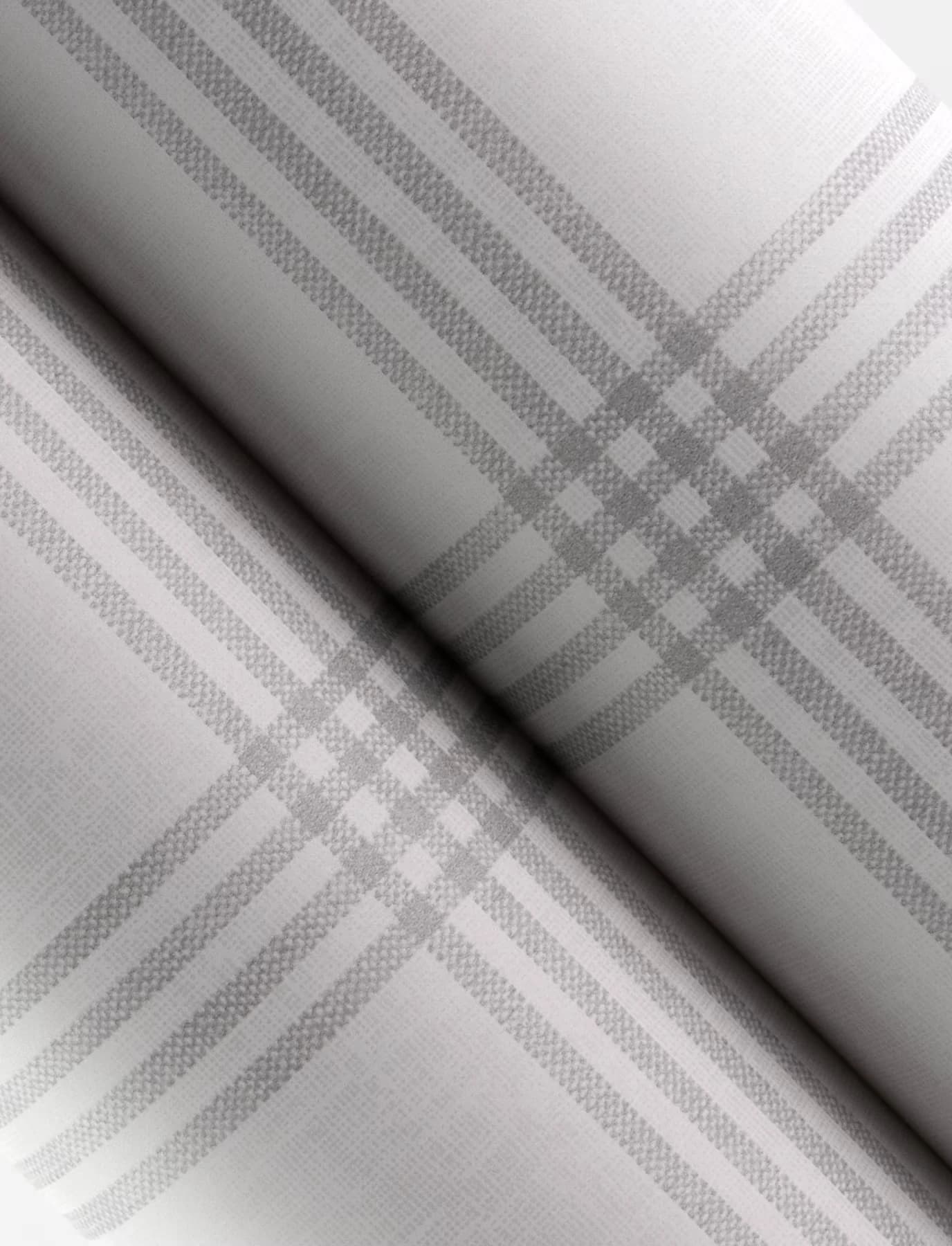 Wallpaper Wall Decals Wall Covering Efficient with Washable, Twain Light Grey Plaid - Non Woven Light Grey Model 67ED0C