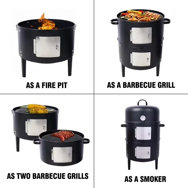 Modern Flat Top Grill with Rust Resistant, 【Portable and Durable Construction】 - Black Metal, Aluminum Model A51CC6