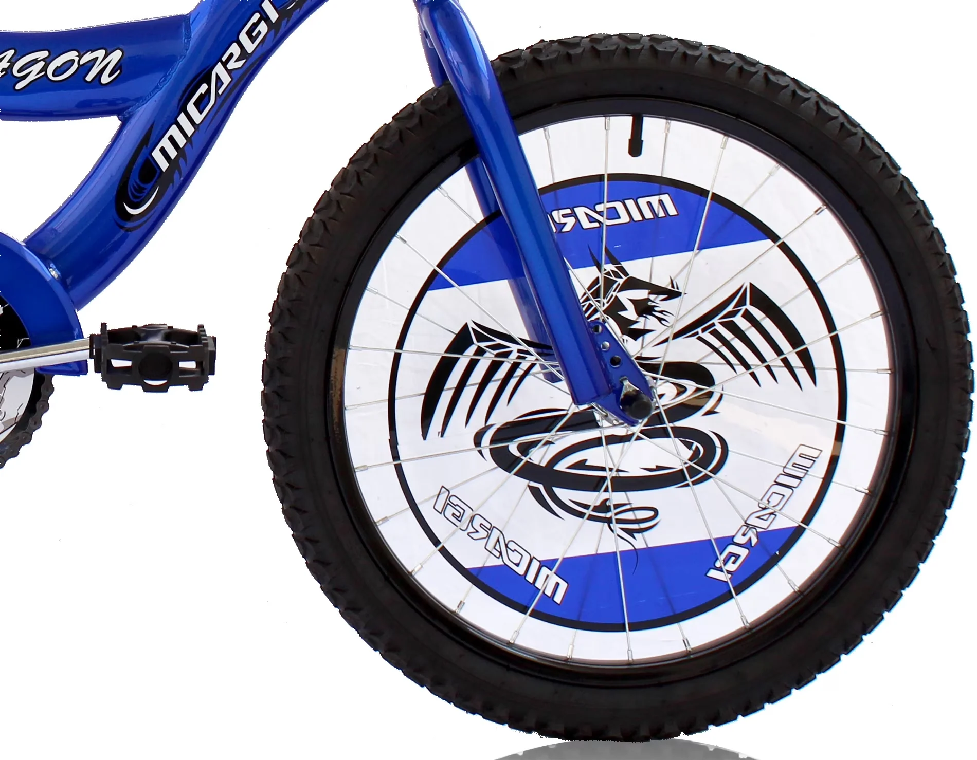 Professional Kids Bike with Adjustable Seat Height, Seat Features: Padded seat, Blue - Blue Model 620331