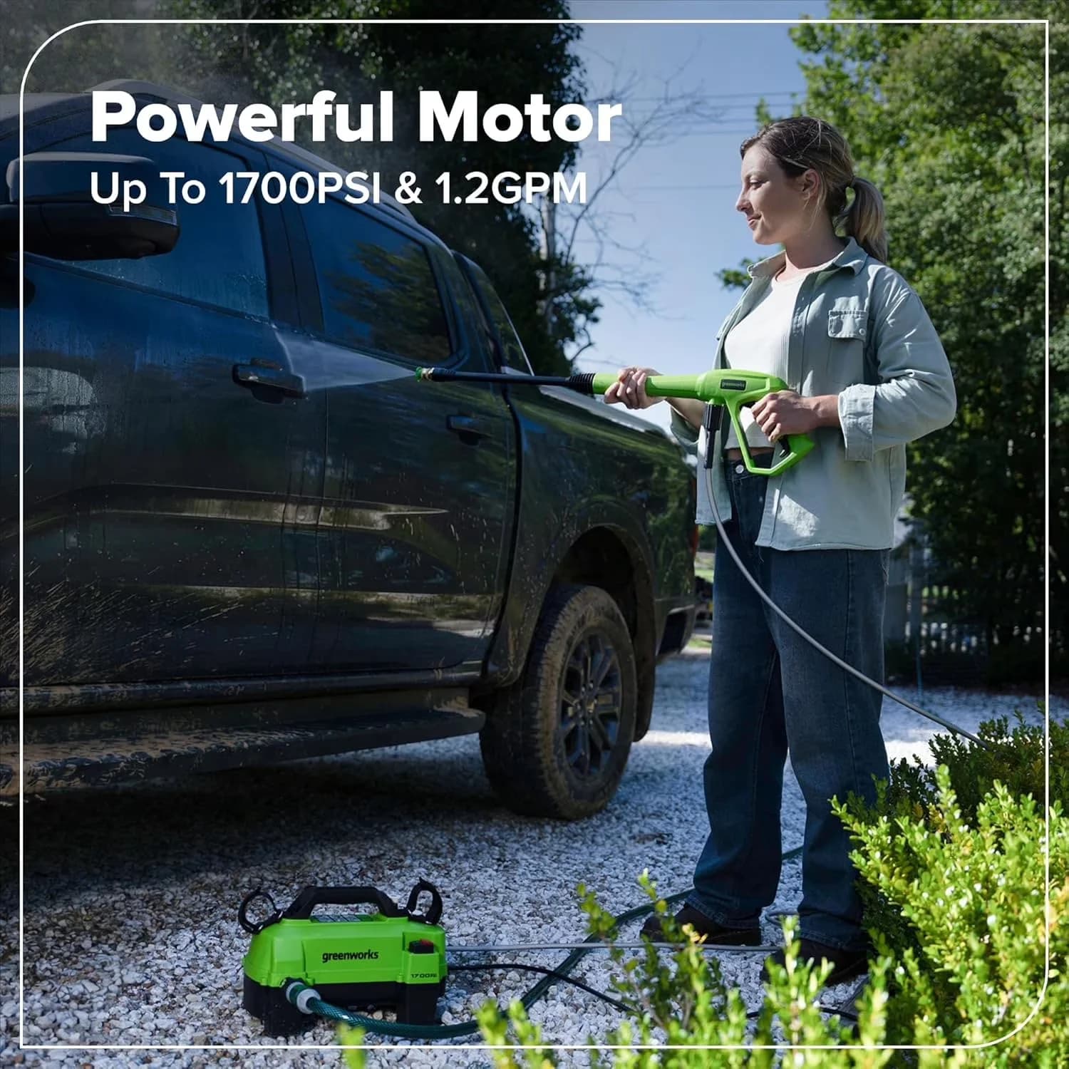 Durable Pressure Washer with Quick Connect Tips, Ideal for Outdoor, Small - Model 759230
