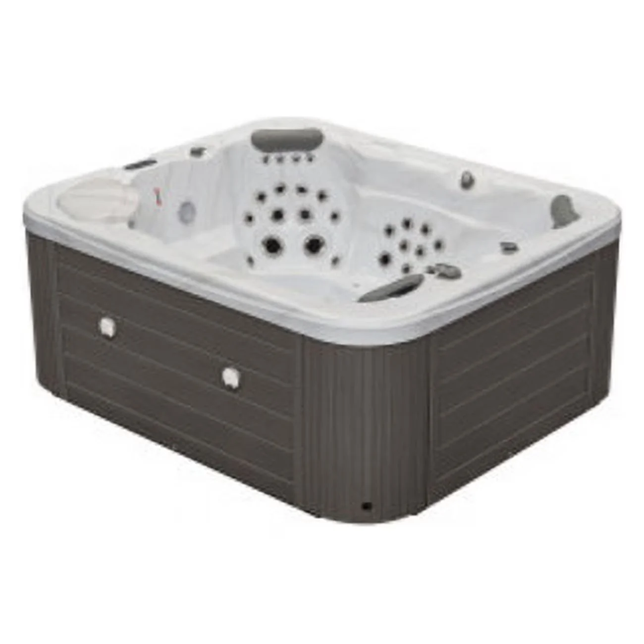 Compact Hot Tub with Energy Efficient, 1 Air Bubble Pump, Danika 5-Person Spa - Model 030F38