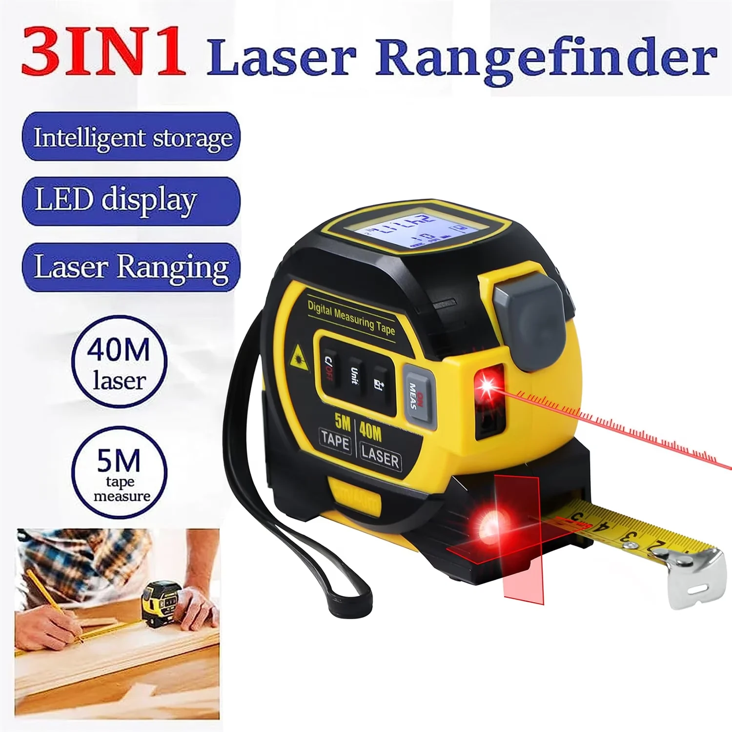 Measuring Layout Efficient with Ergonomic Design, Accurate Measurement - Abs, Tpr Model 504BC0