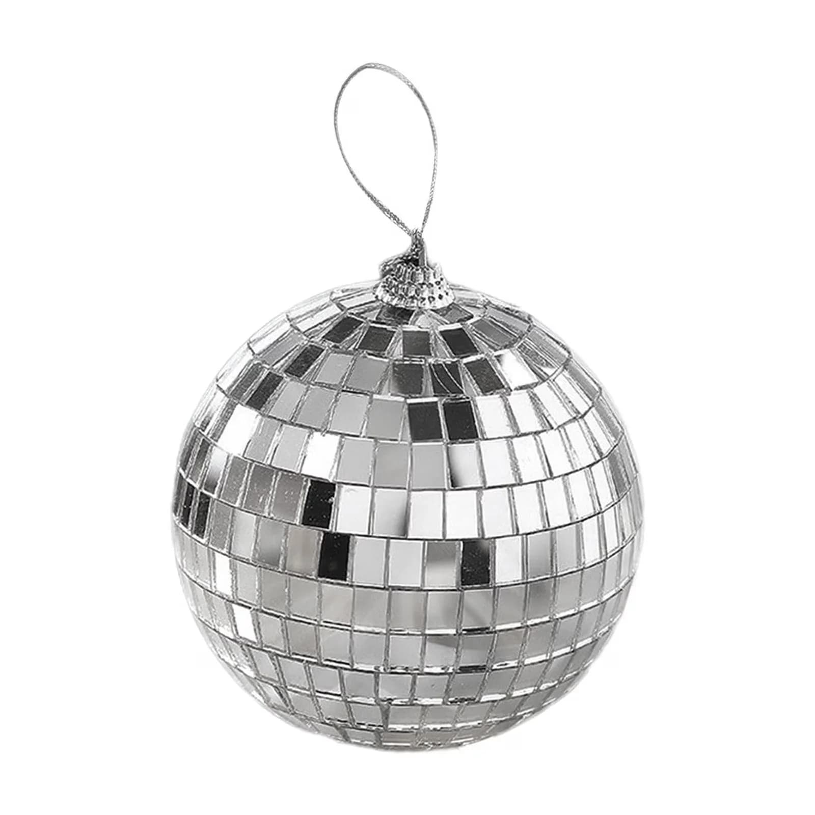 Classic Novelty Light with Reflective Party Decor, Rirozkan Large Disco Ball, Home & Kitchen - Silver Model AA192A