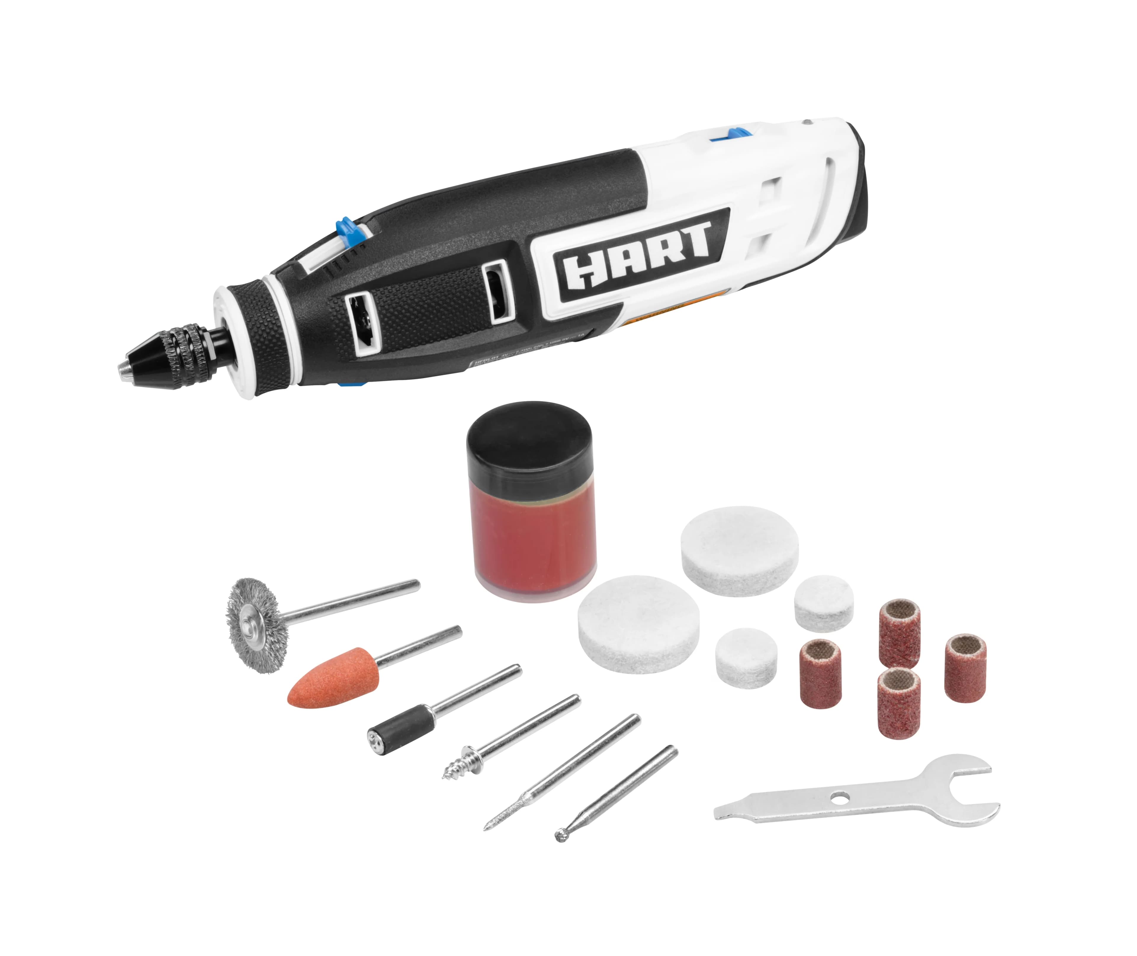 Innovative Power Tool with Battery, Battery Powered 4 Volt Rotary Kit - White Model 8C7A30