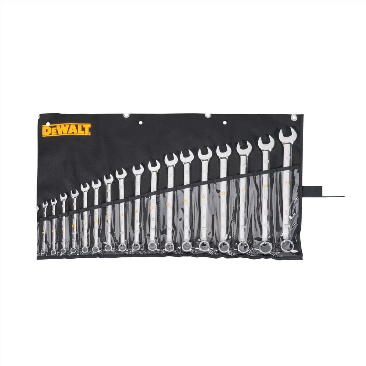 Compact Hand Tool Set with 18PC MM COMBO - Black 6MM - 24MM - Ergonomic Design Model 1C1E52