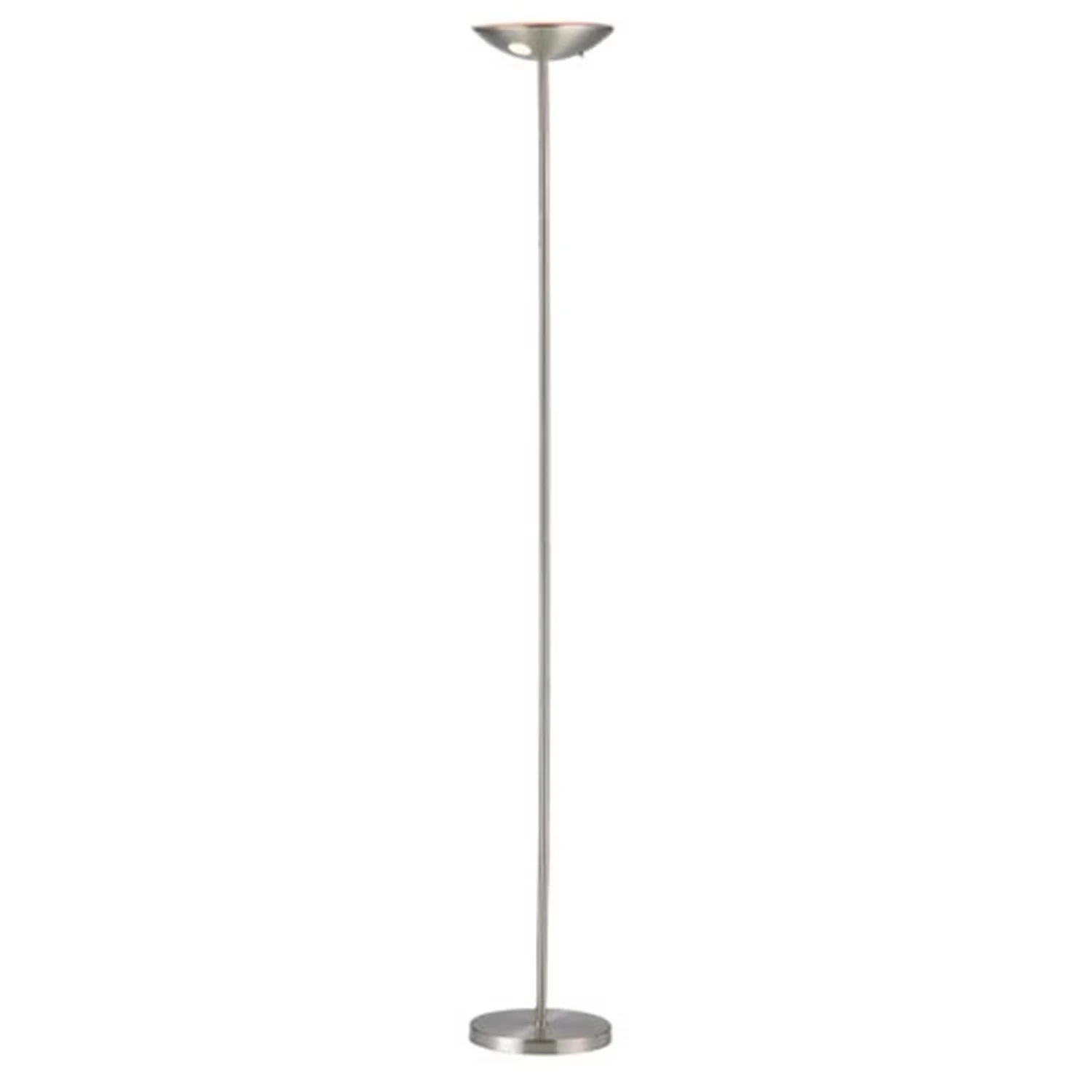 Lamp Versatile with LED, Energy Efficient, Torchiere Lamps - Gray Metal Model 333978