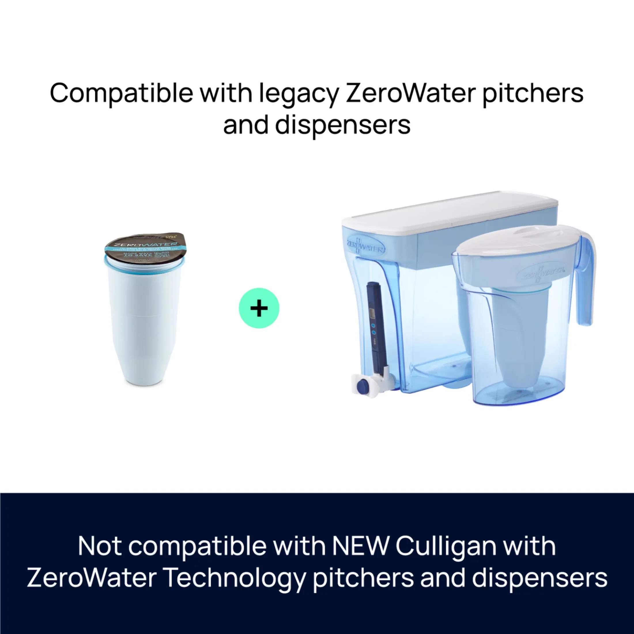 Innovative Water Filtration with Automatic Shut Off, 10 cup Ready-Pour™ 5-stage pitcher - Blue Plastic Model 833DD1