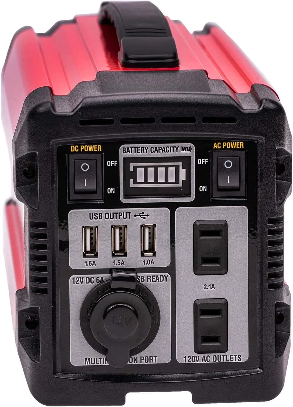 Efficient Generator with 300W, Usb Port, Lithium-Ion Battery for Home, Camping - Model AA7596