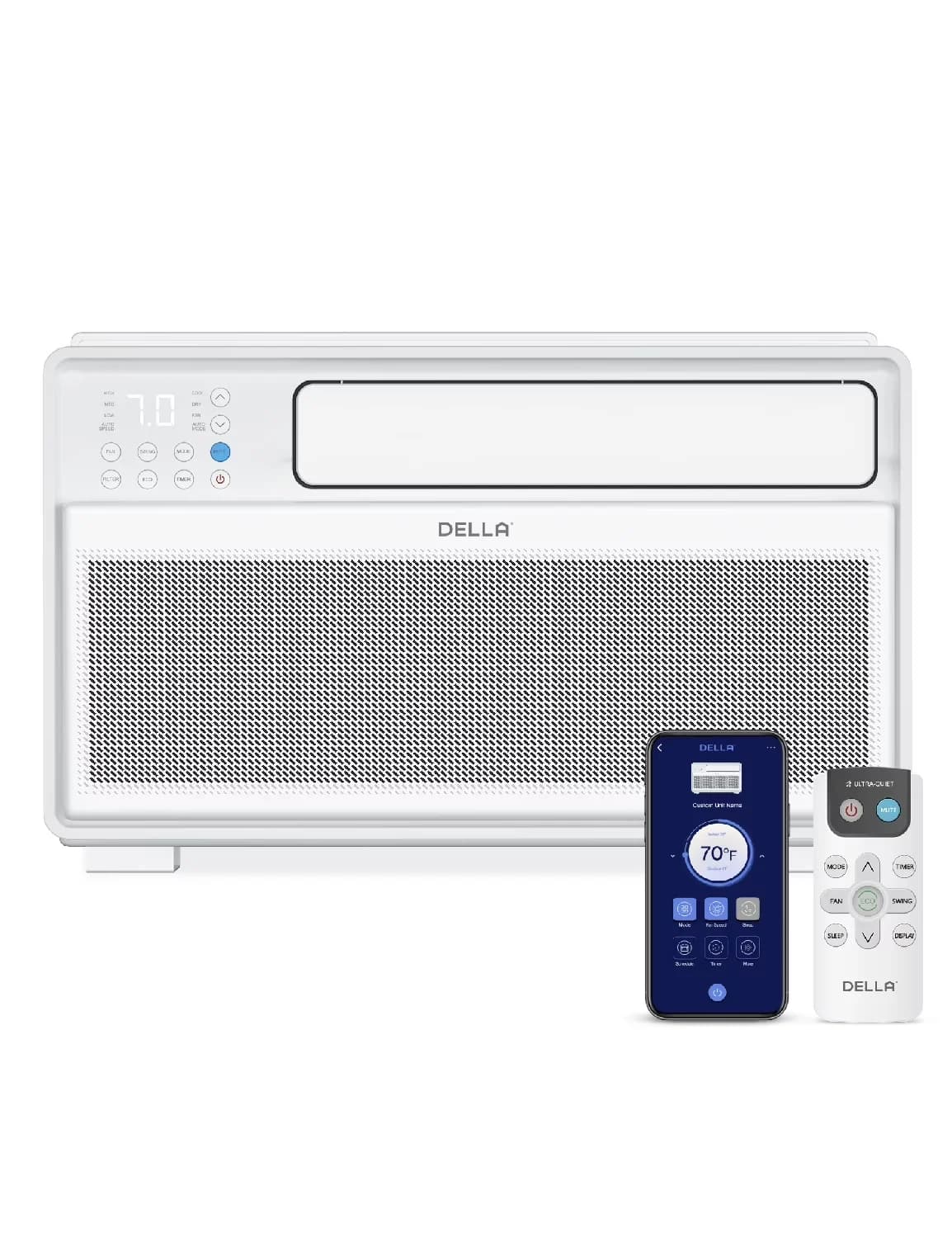 Air Conditioner Modern with 10000 BTU, Energy Efficient, GEO Auto Temp On/Off - White Model CF35B9