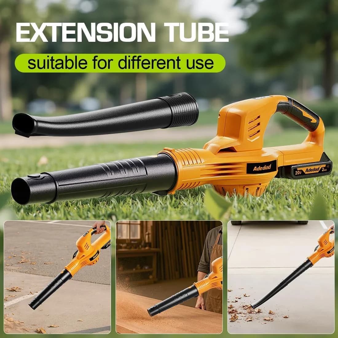 Leaf Blower Compact with Battery, 20V, 20V Cordless for Garden, Patio - for Everyday Use Model FFAA23