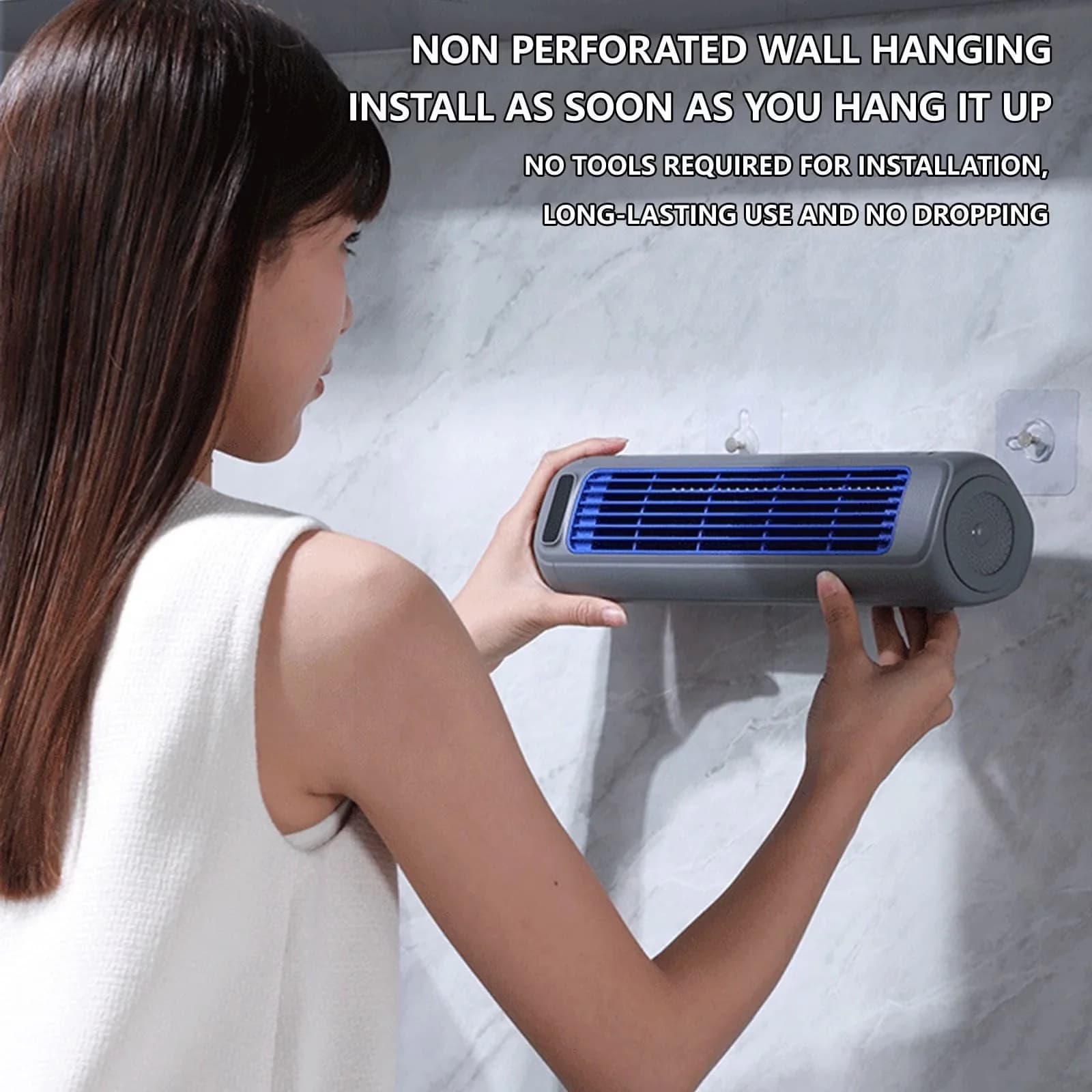 Reliable Air Conditioner with LED, Portable, 2025 Quiet Fan - White for Patio Model CF0290