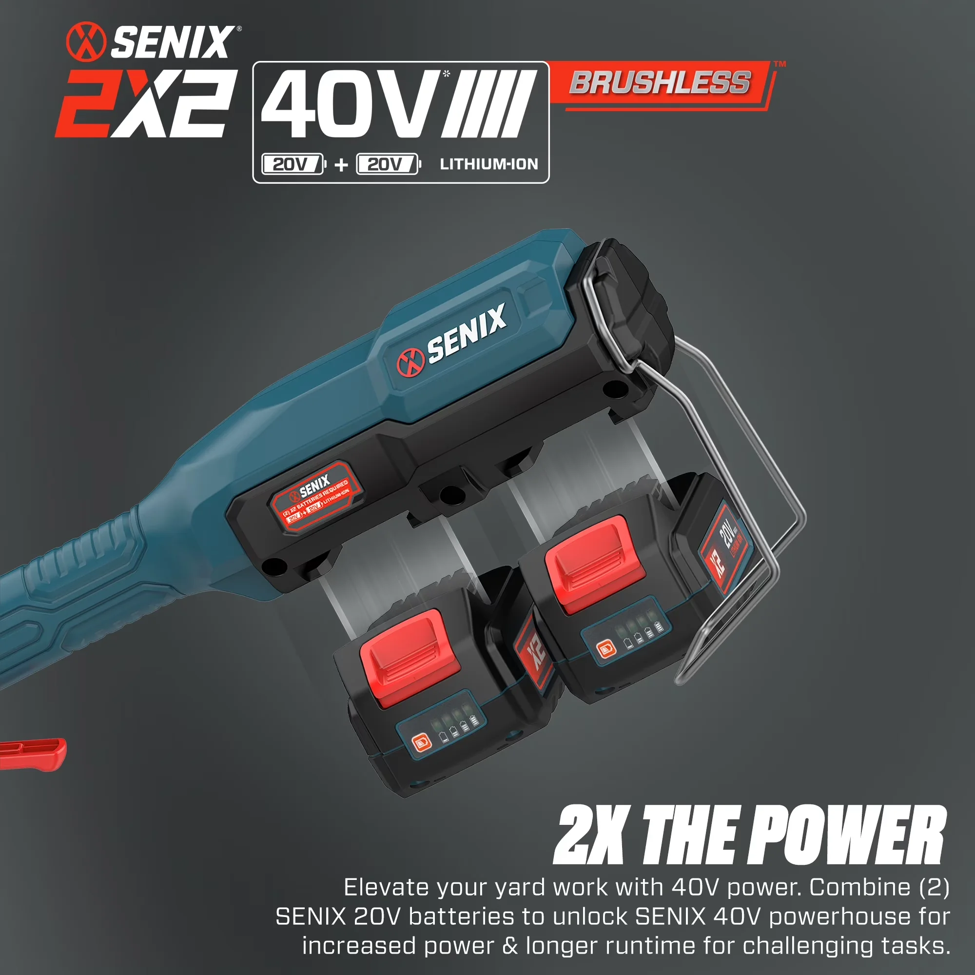 Essential Push Mower with Battery, 40V, 40V Brushless 16in Deck Battery Lawn - Model 2A6BCA