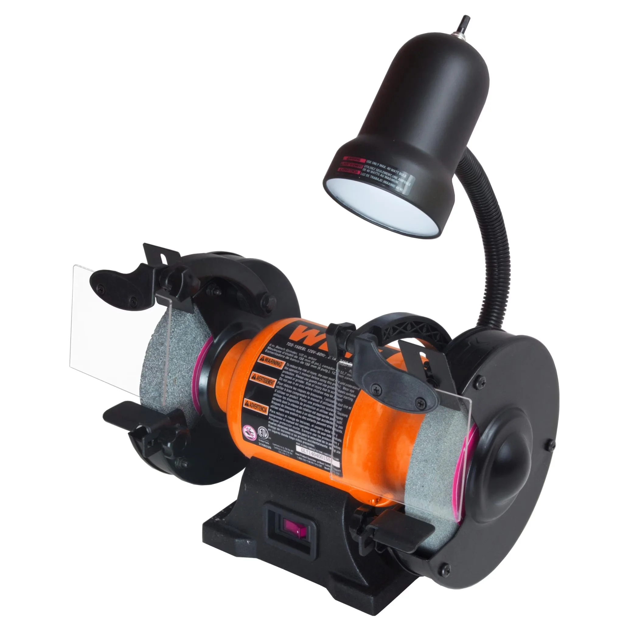 Woodworking Sleek with Flexible, Flexible Work Light, Backed by a two-year warranty - Black Model 0578B7