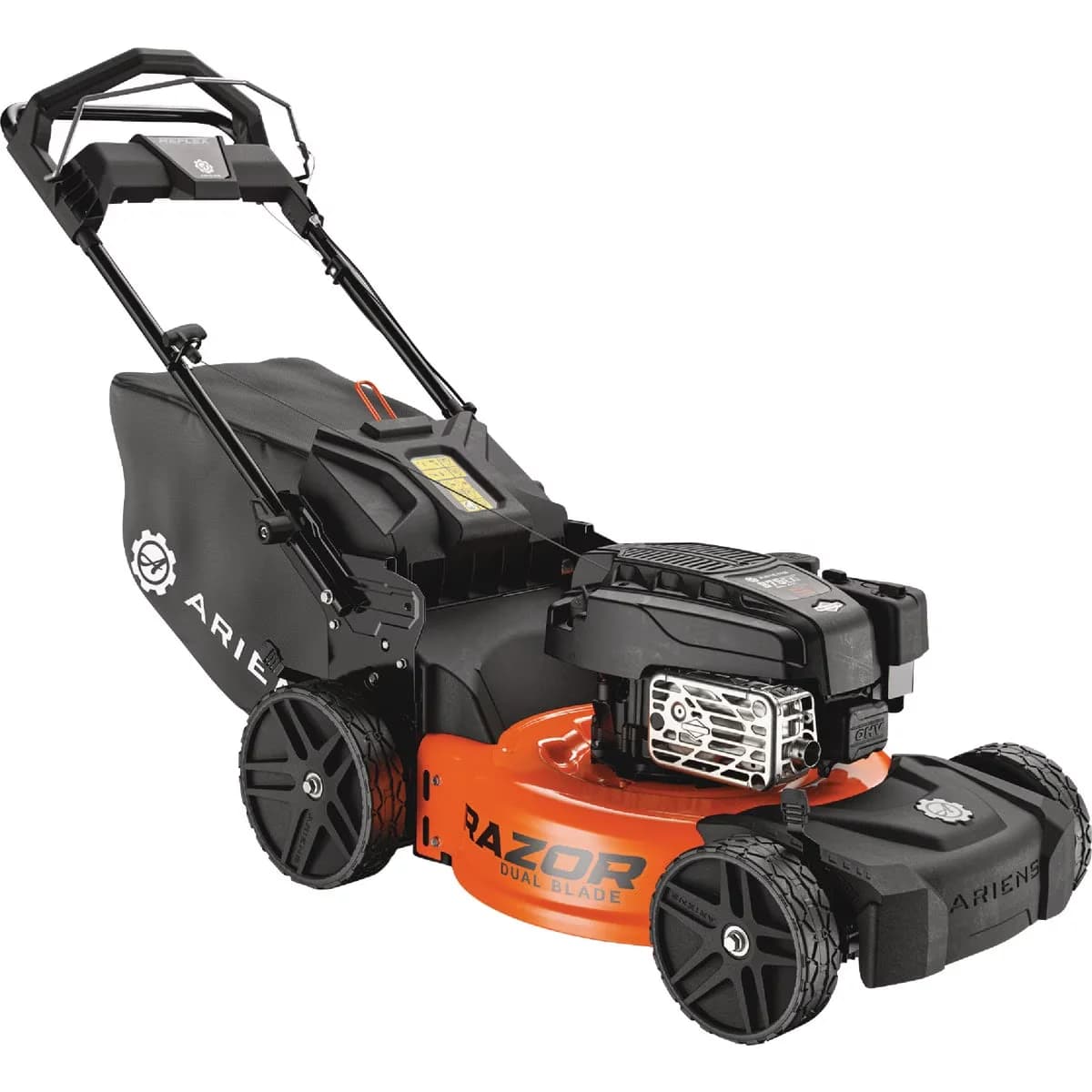 Push Mower Stylish with Vertical Storage, Dual Blades and Reflex Speed Control - Model 73FF91