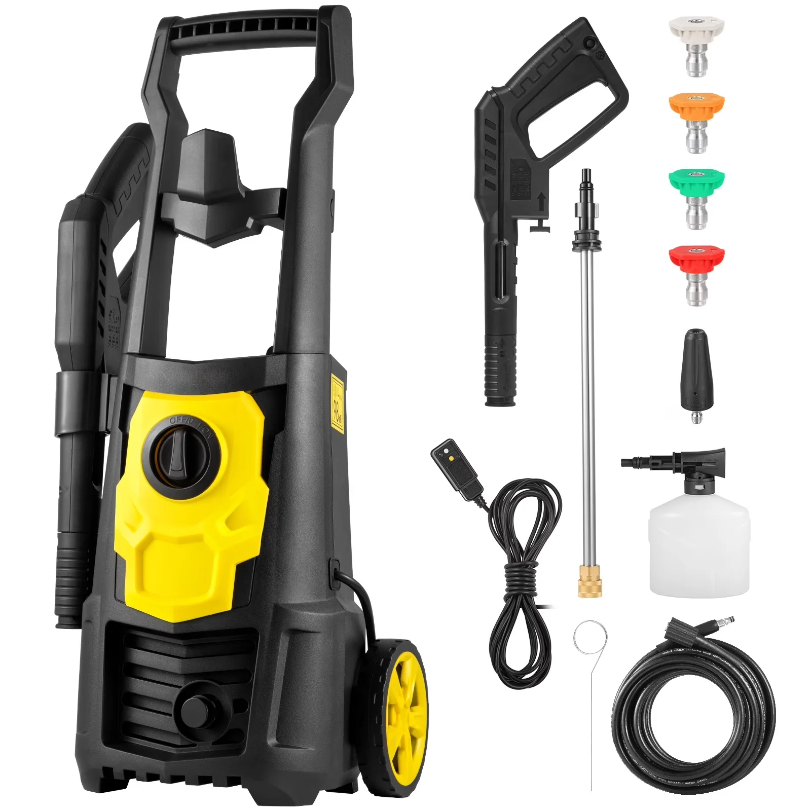 Pressure Washer Sleek with 120V, Quick Connect Tips, 5 Quick-connect Metal Spray Nozzles - Model 254DA9