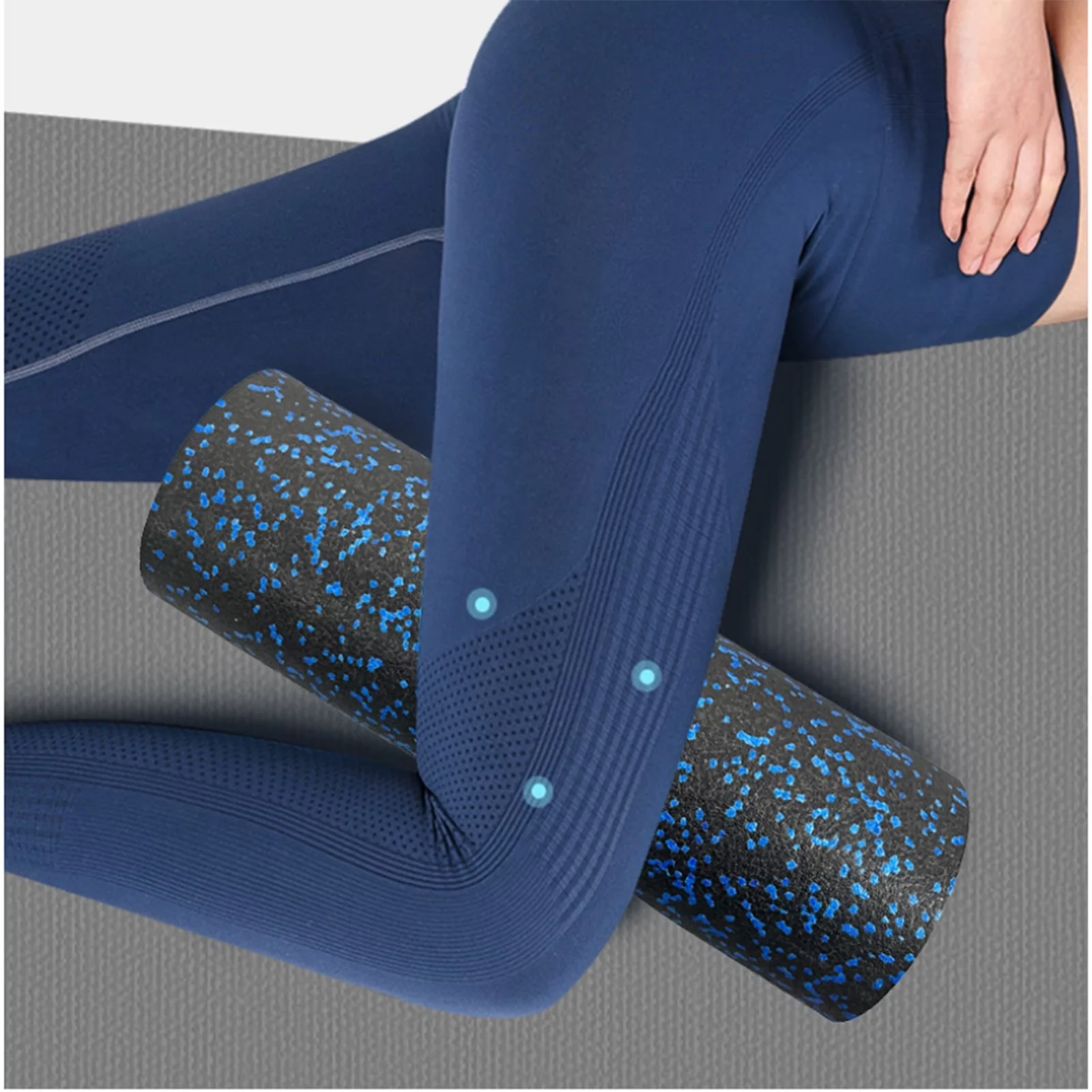 Durable Home Gym Accessory with Non-Stick, 1Pc Yoga Foam Roller - Plastic Model F36B64