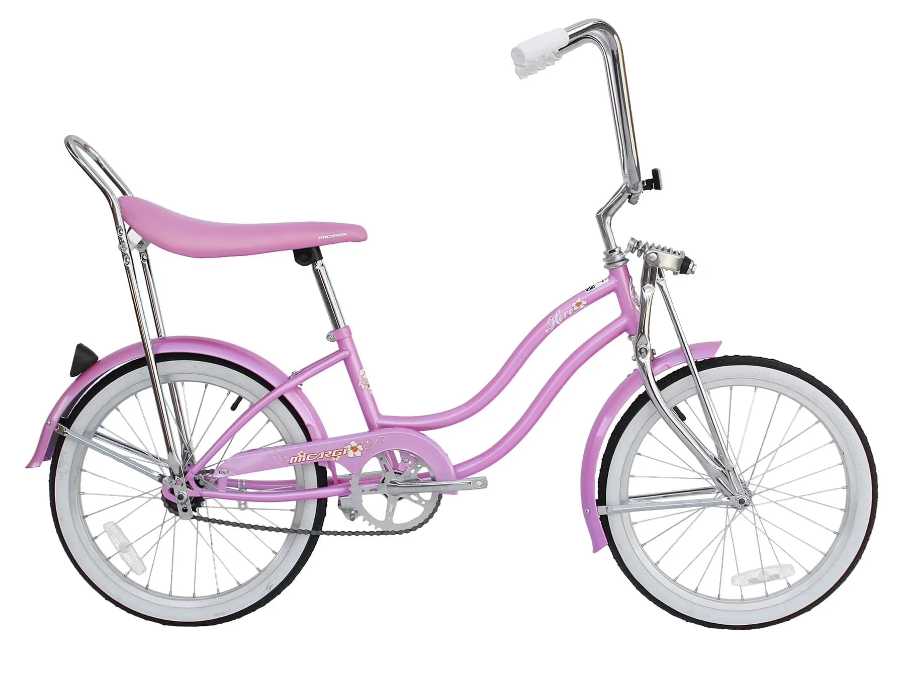 Cruiser Bike Innovative with Adjustable Seat Height, Pink - Pink 20 In Model BB87DC