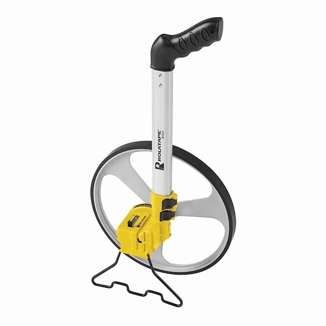 Professional Measuring Layout with Heavy Duty, Single Wheel - Silver Aluminum Model CDE690