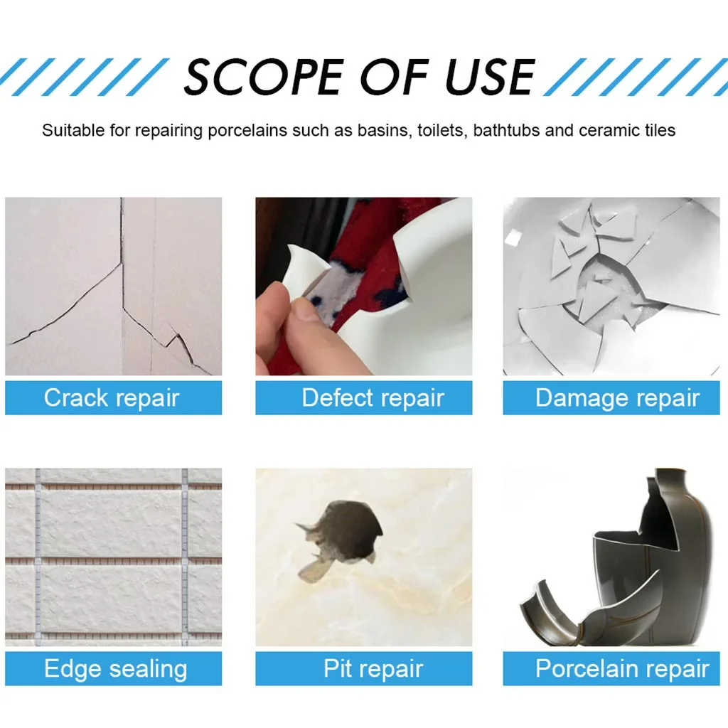 Essential Building Material with Washable, Tub, Tile and Shower Repair Kit - Acrylic White Model 59FD0C