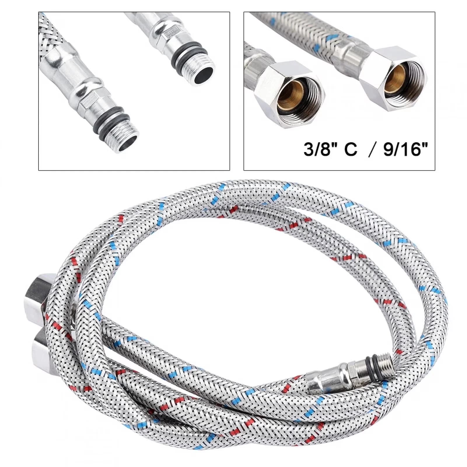 Plumbing Innovative with Easy Clean - Stainless Steel 24" 2 Pcs - Industrial Grade Model 2B2D9A