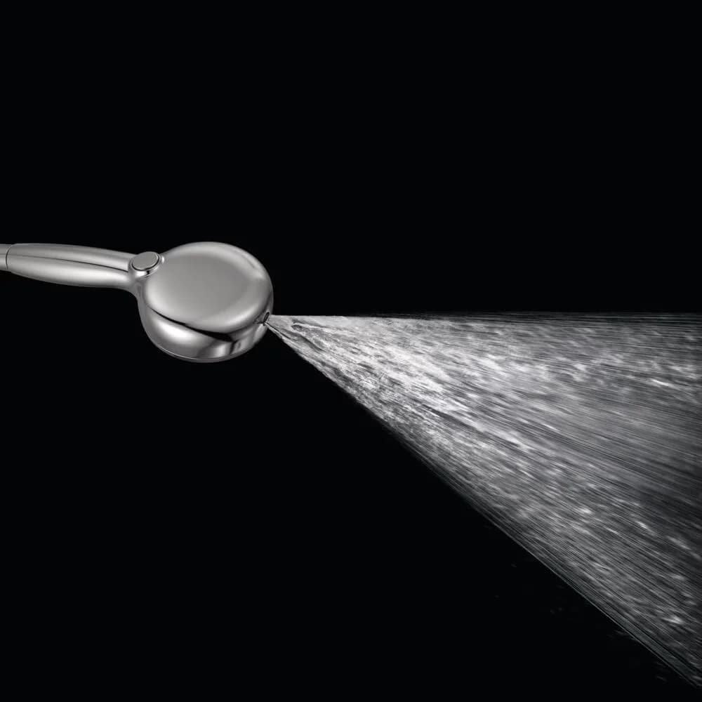 Professional Shower Head with Adjustable, Cleaning Spray 75739, 6-Setting Hand - Abs Model 4E08FB
