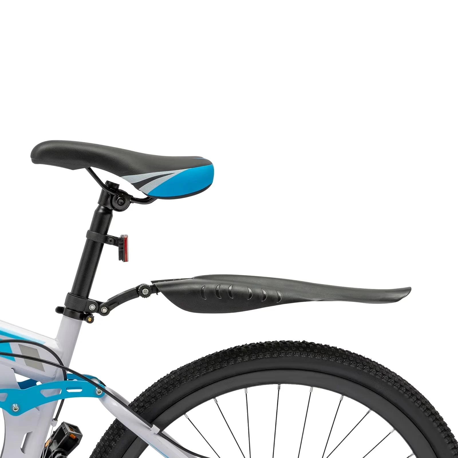 Stylish Road Bike with Dual Disc Brakes, Adjustable Saddle - Blue, White Model CCFD59