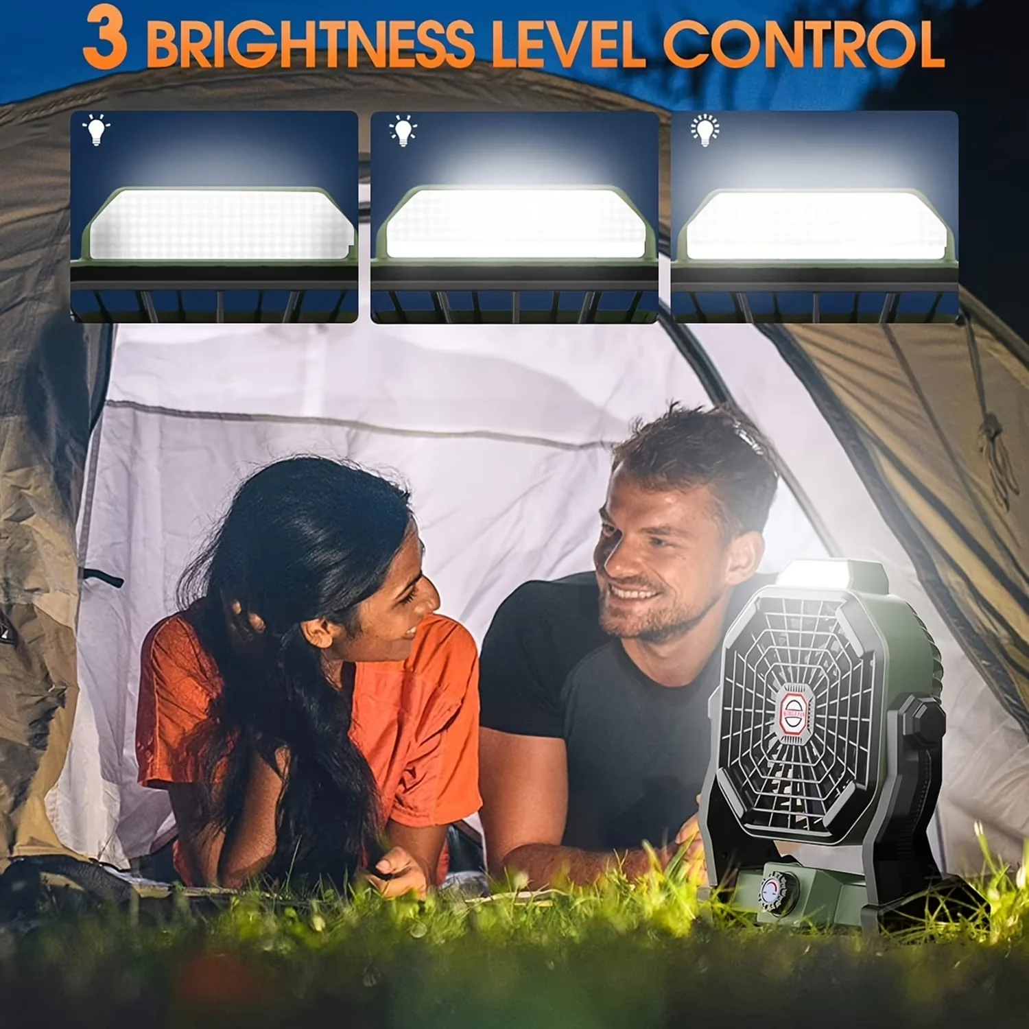 Innovative Fans In Cooling with Battery, LED, Oscillating - Abs Material Model A928BD