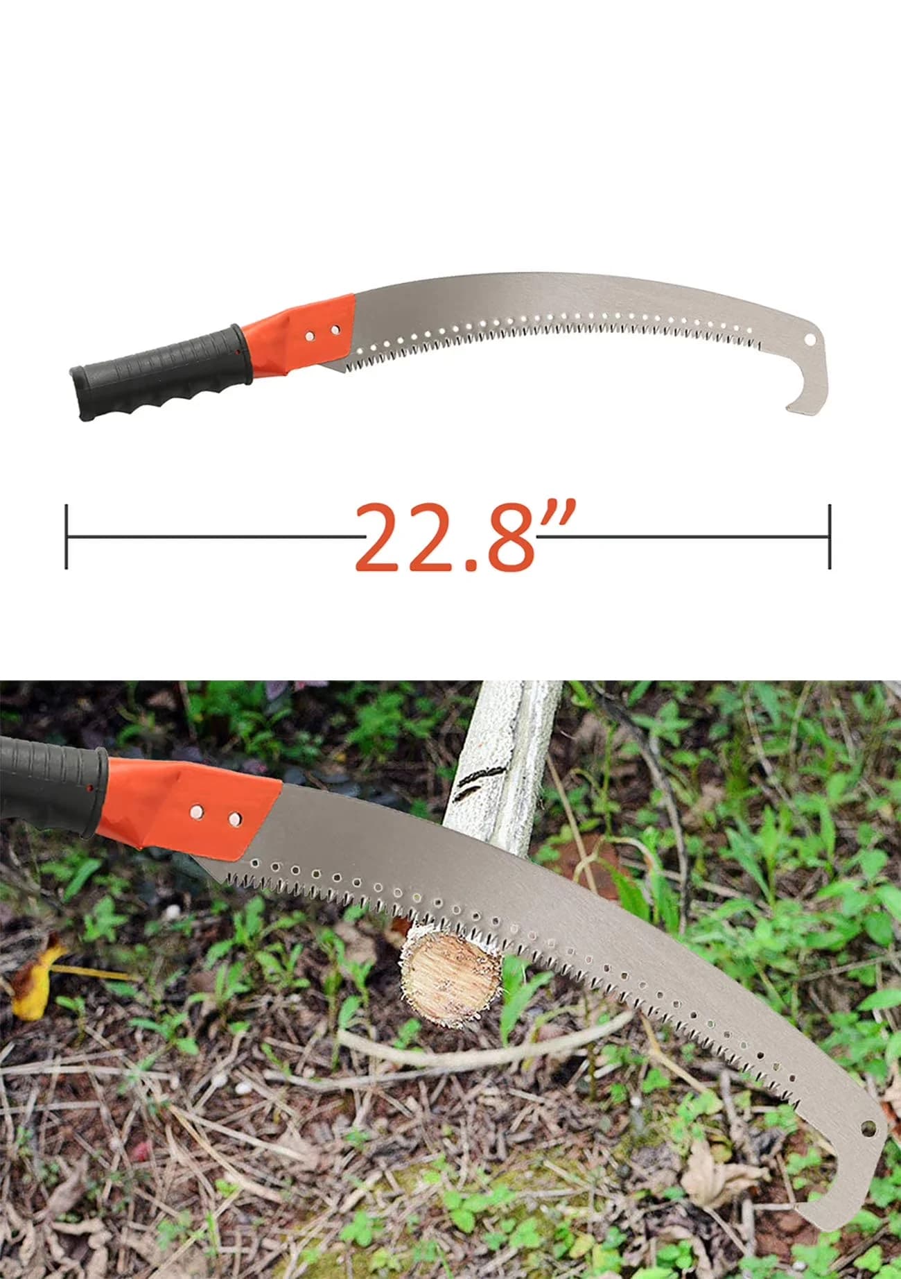 Sleek Pole Saw with Adjustable, 7FT for Garden - Low Maintenance Model B26835