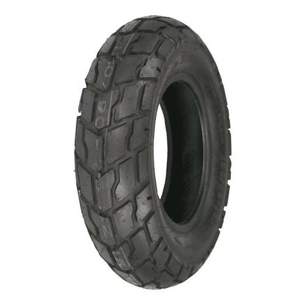 Sleek Motorcycle Tire with Dot Approved, 10" Scooter Tire, 4 ply construction - Black Model 34A5BA