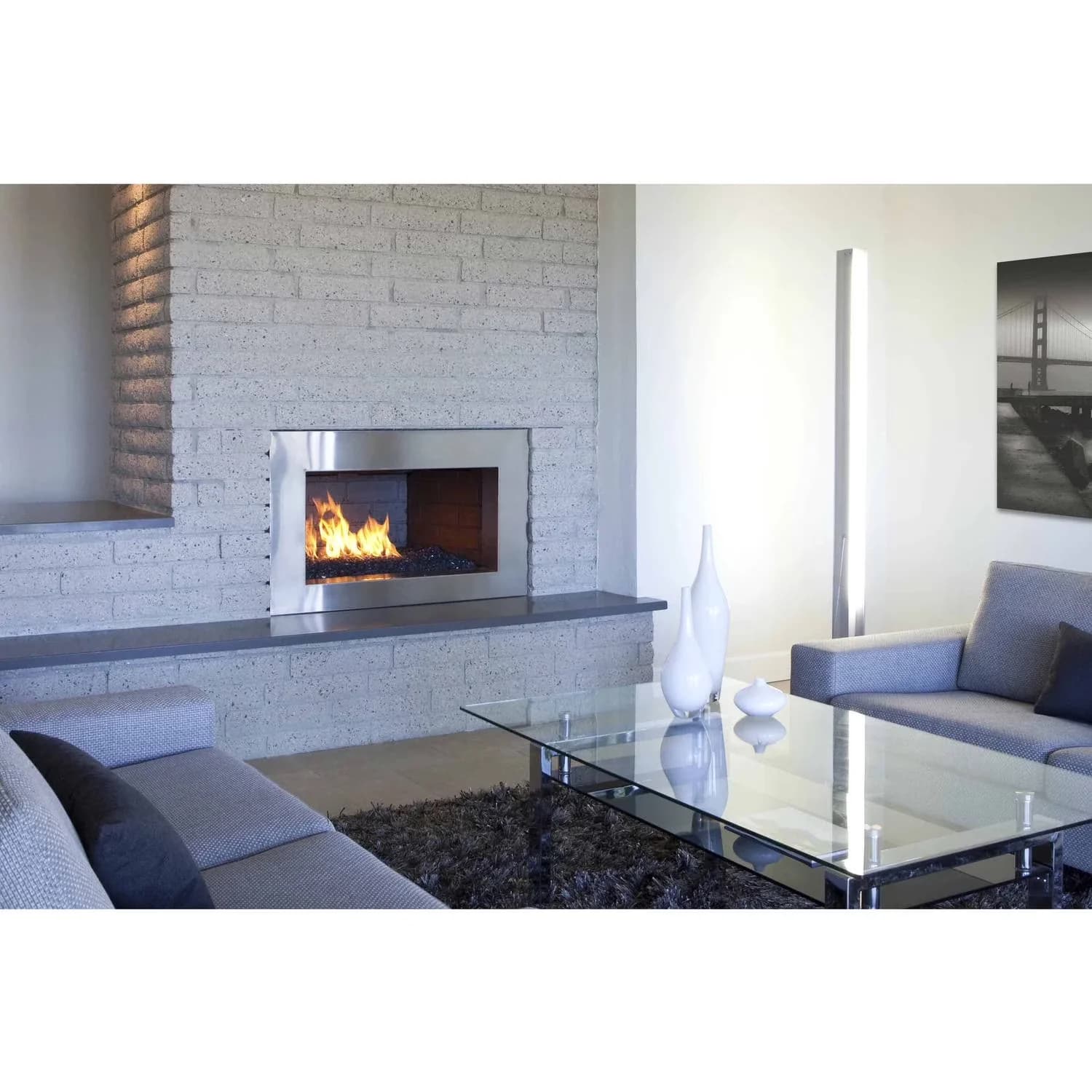 Outdoor Heating Sleek - Blue 1/4 - Low Maintenance Model 59E9DC
