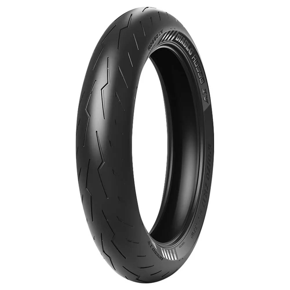 Motorcycle Tire Efficient with 58W, Diablo Rosso IV Front 120/70ZR-17 (58W) - Black Model C6BEFD