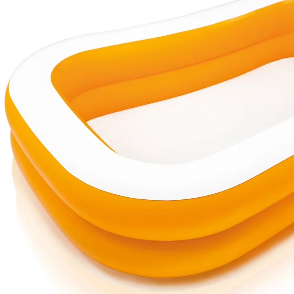 Quality Inflatable Pool with Volume Capacity: 137 Gallons, Maximum Depth: 18 Inches - Orange Model 3CA9F3