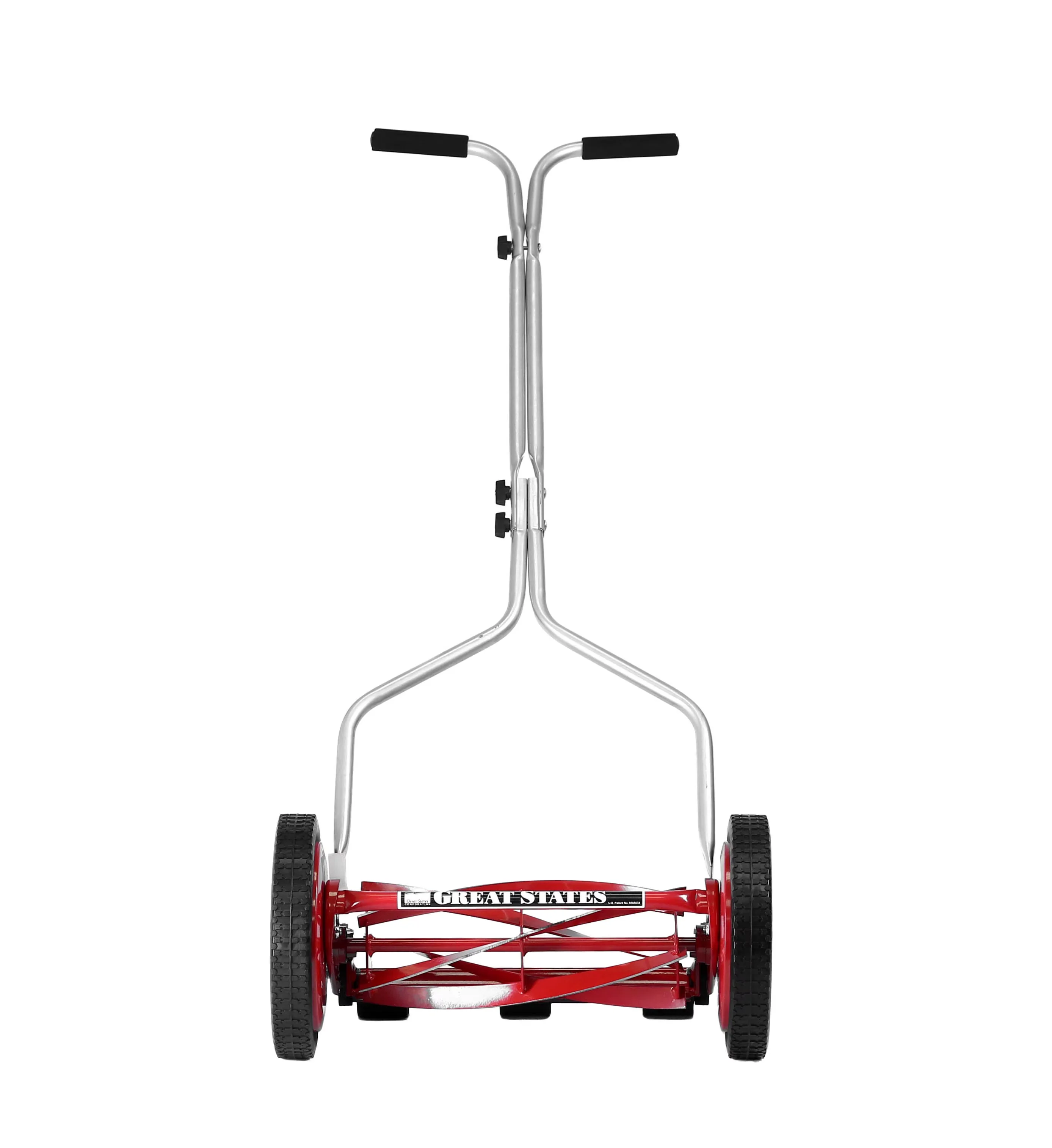 Push Mower Compact with Adjustable, 14" cutting width, 304-14 14 Inch Wide 5-Blade Reel Lawn - Red Model C4EB07
