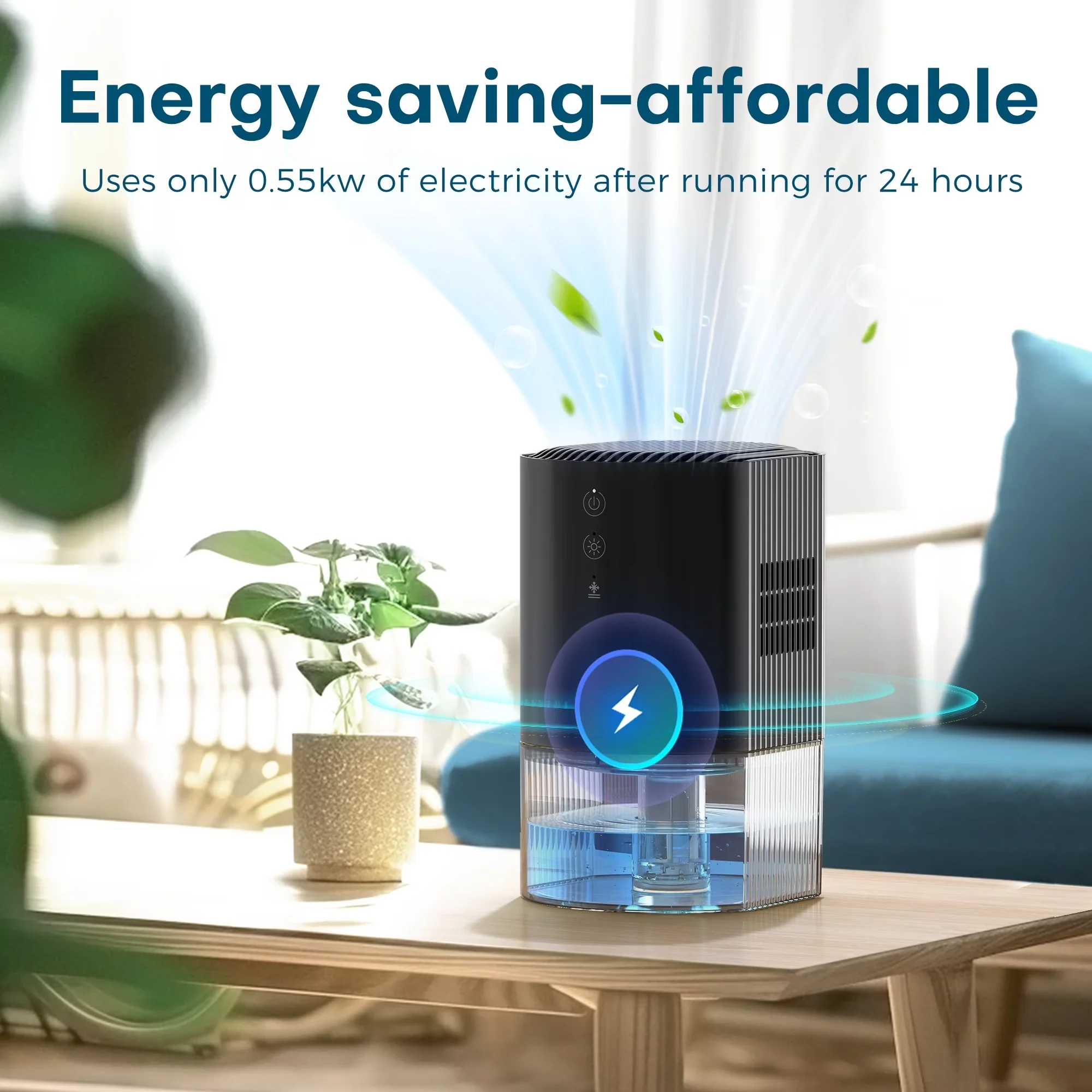 Professional Dehumidifier with LED, 33Oz Small Dehumidifiers - Satisfaction Guaranteed Model 16F610