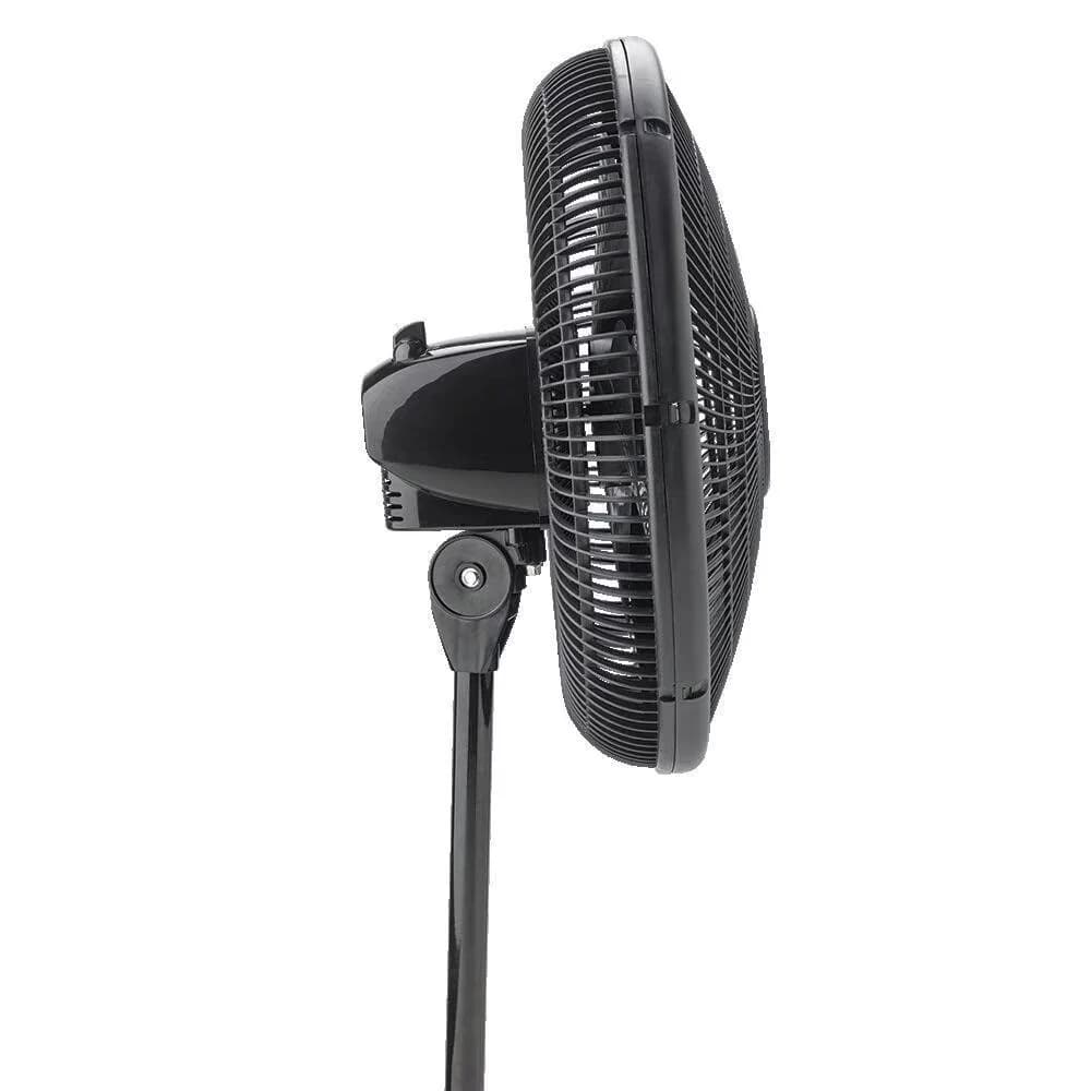 Compact Fans In Cooling with Adjustable Height, Oscillating - Black Plastic Model 12ED5E