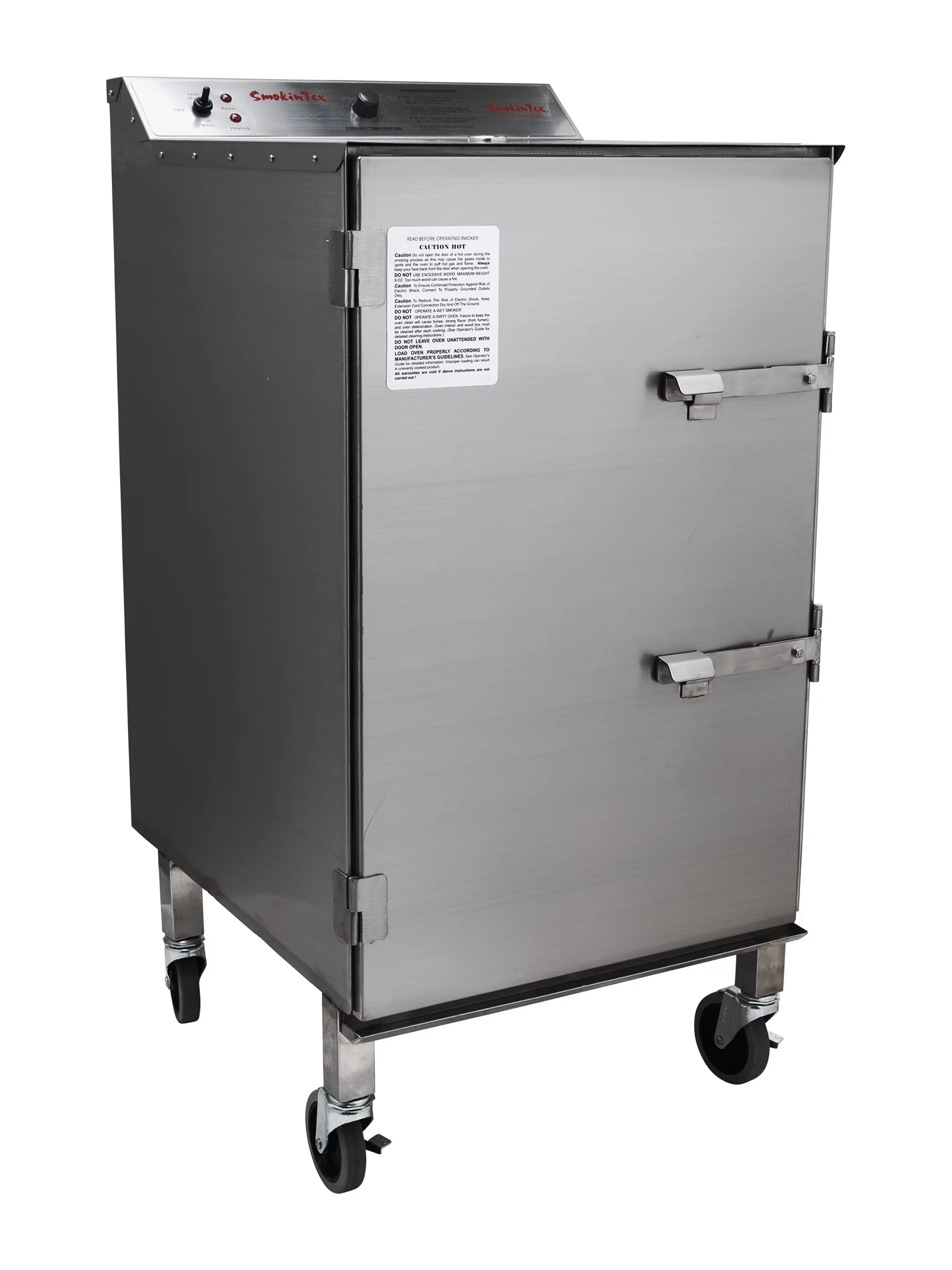 Smoker Modern with Large Capacity Stainless Steel - Stainless Steel Stainless Steel Model 6DA920